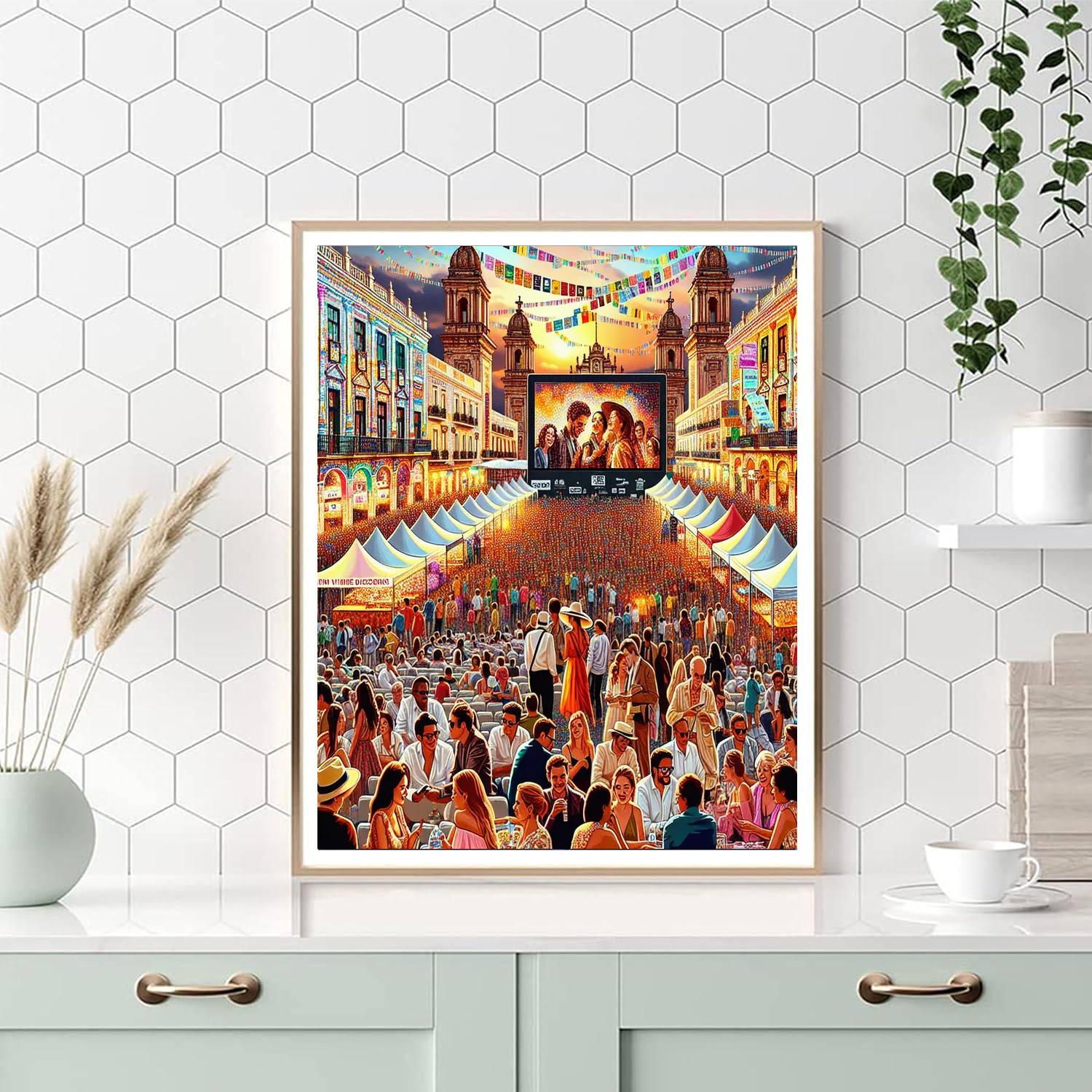 Festival Internacional De Cine De Guadalajara - Mexico Number Painting