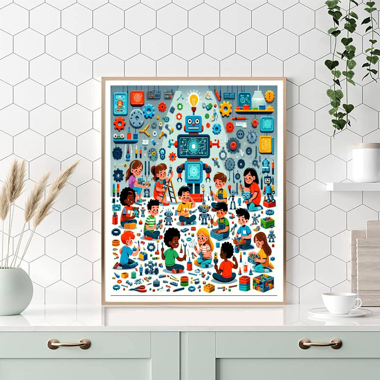 Robotics Pioneer Program Painting Number Kit