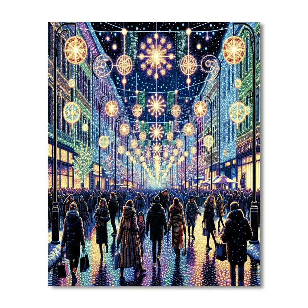 Norrköping Festival Of Lights Number Painting