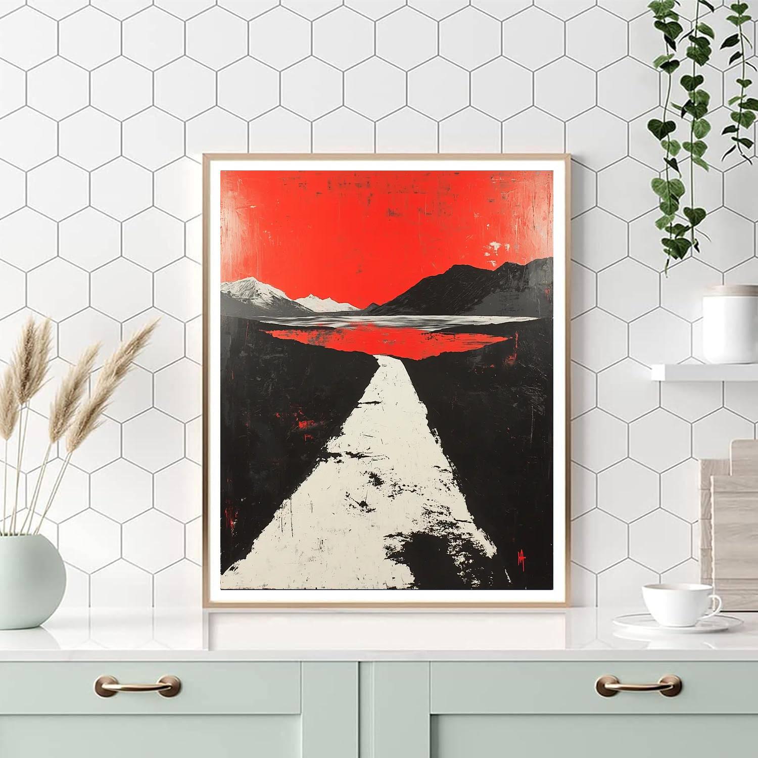 Banksy Inspired Veil Of Illusions  Numbered Painting Kits