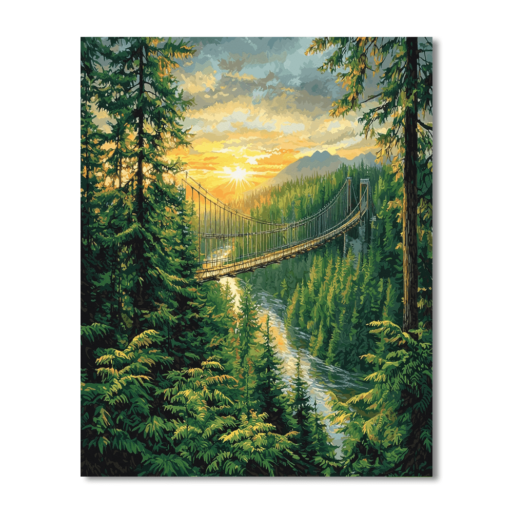 Capilano Suspension Bridge Park - Canada Numbered Painting Kits