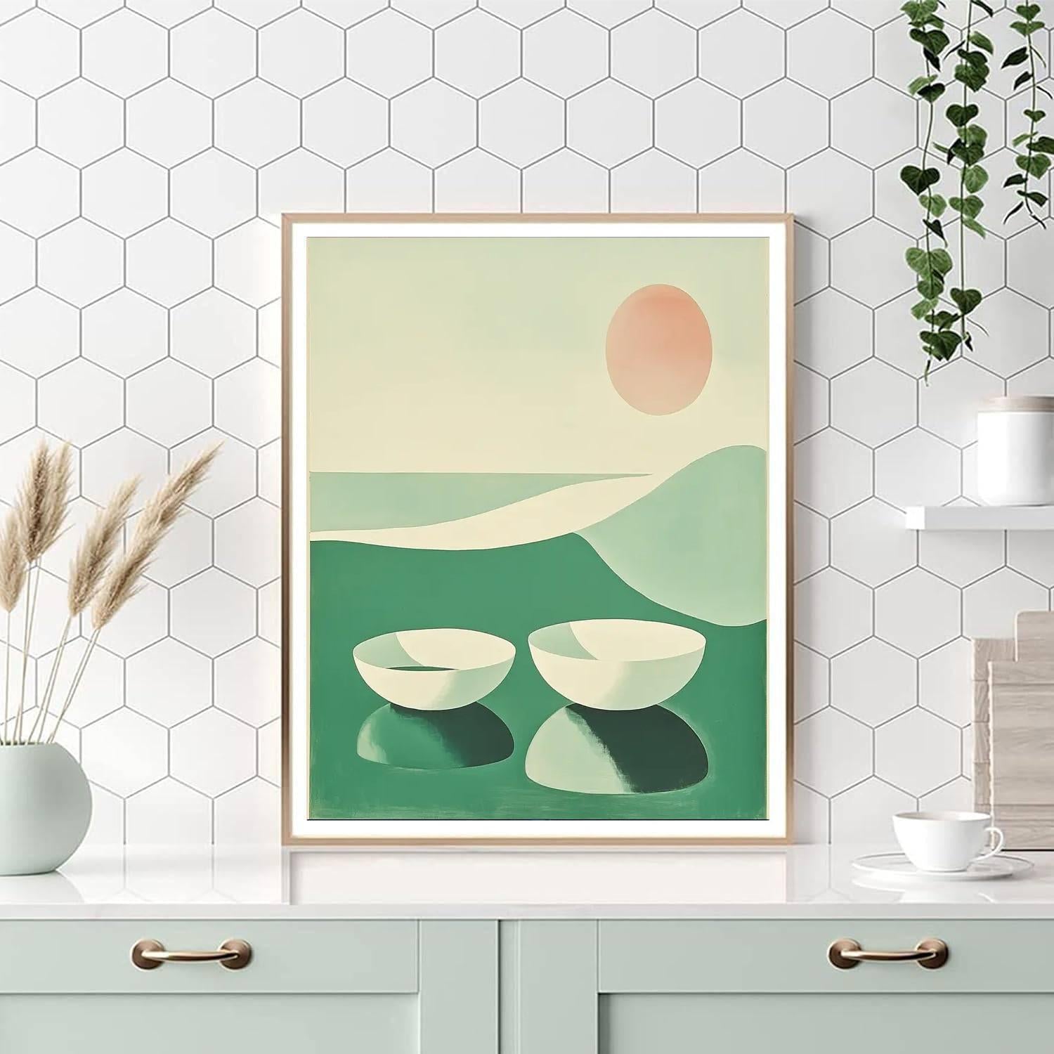 Kazimir Malevich Inspired Serenity In Lines  Numbered Painting Kits