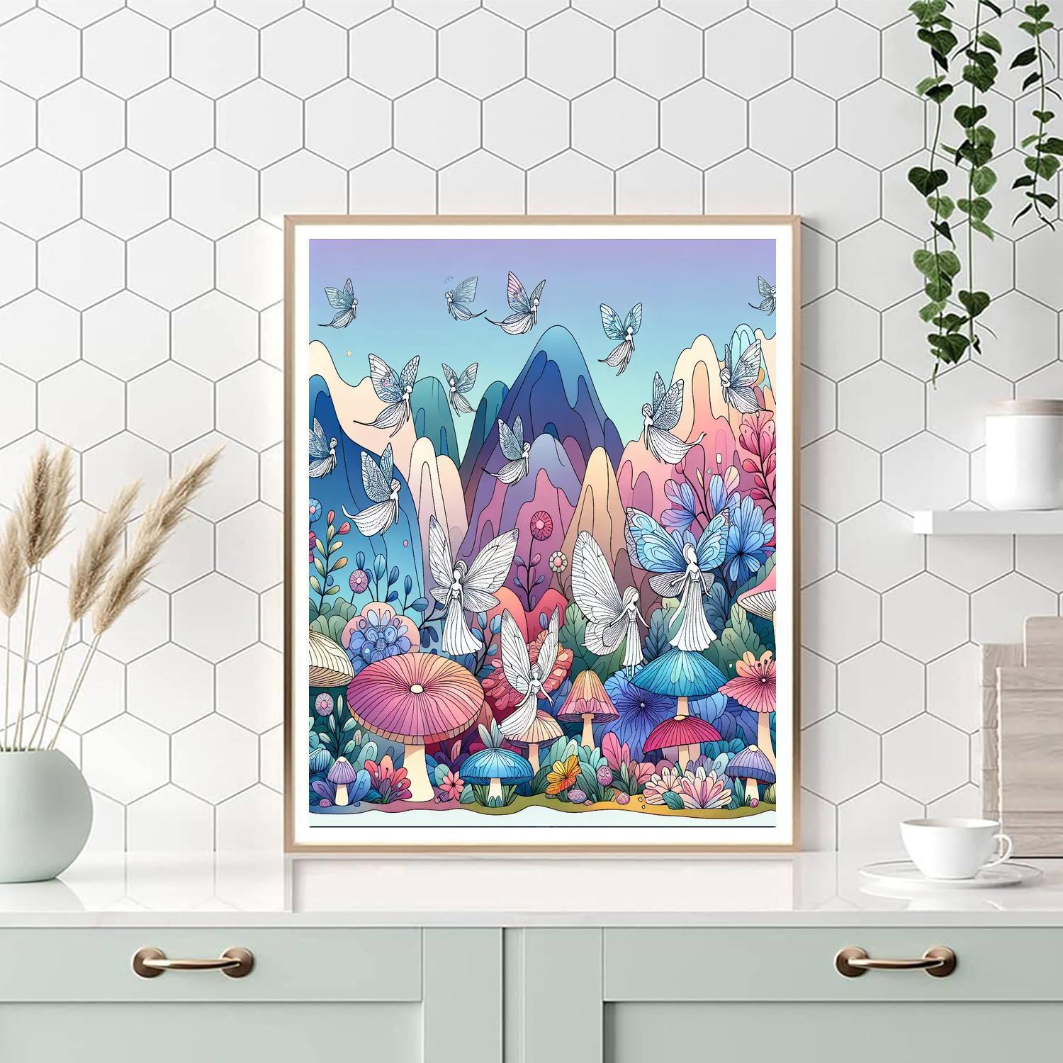 Mystical Fairy Tale Land Paint By Color