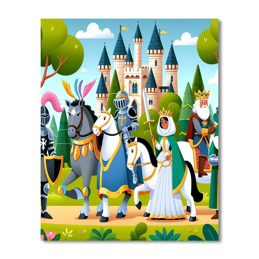 Medieval Times Adventure Paint By Color