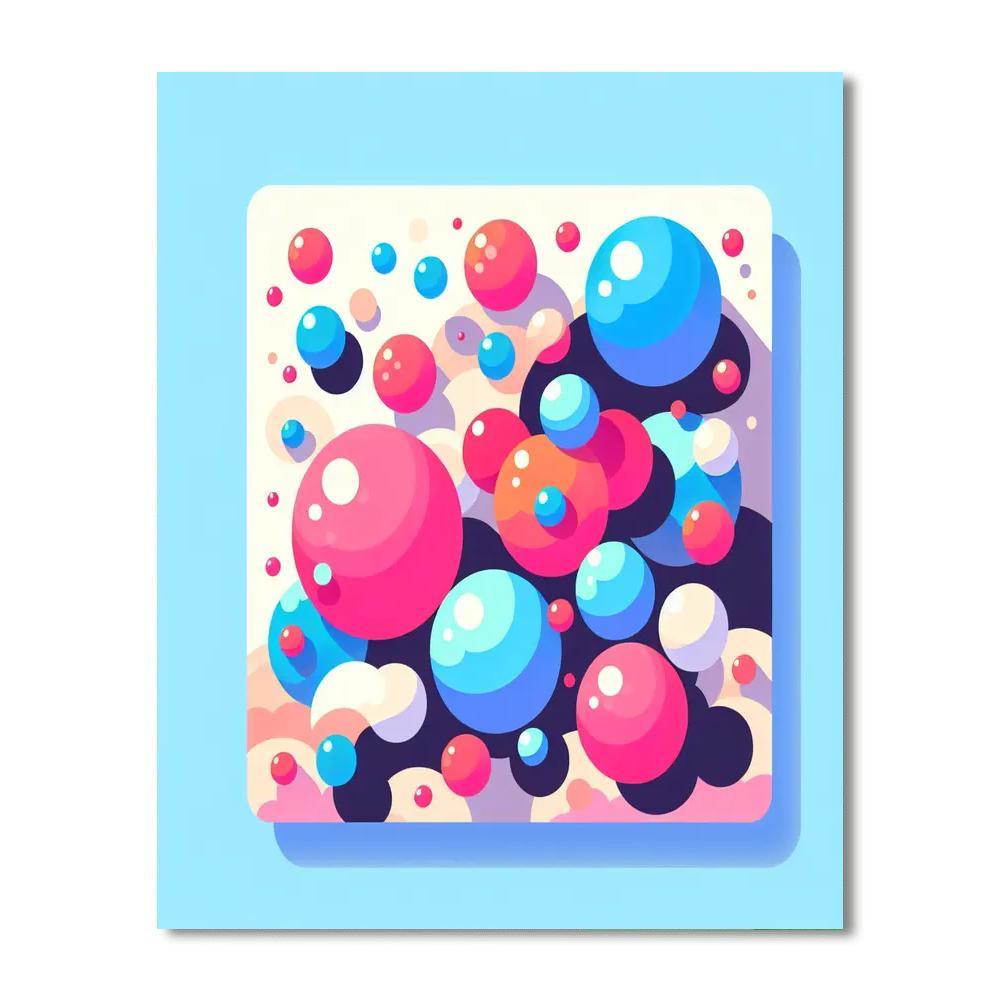 Bubble Bliss Numbered Painting Kits