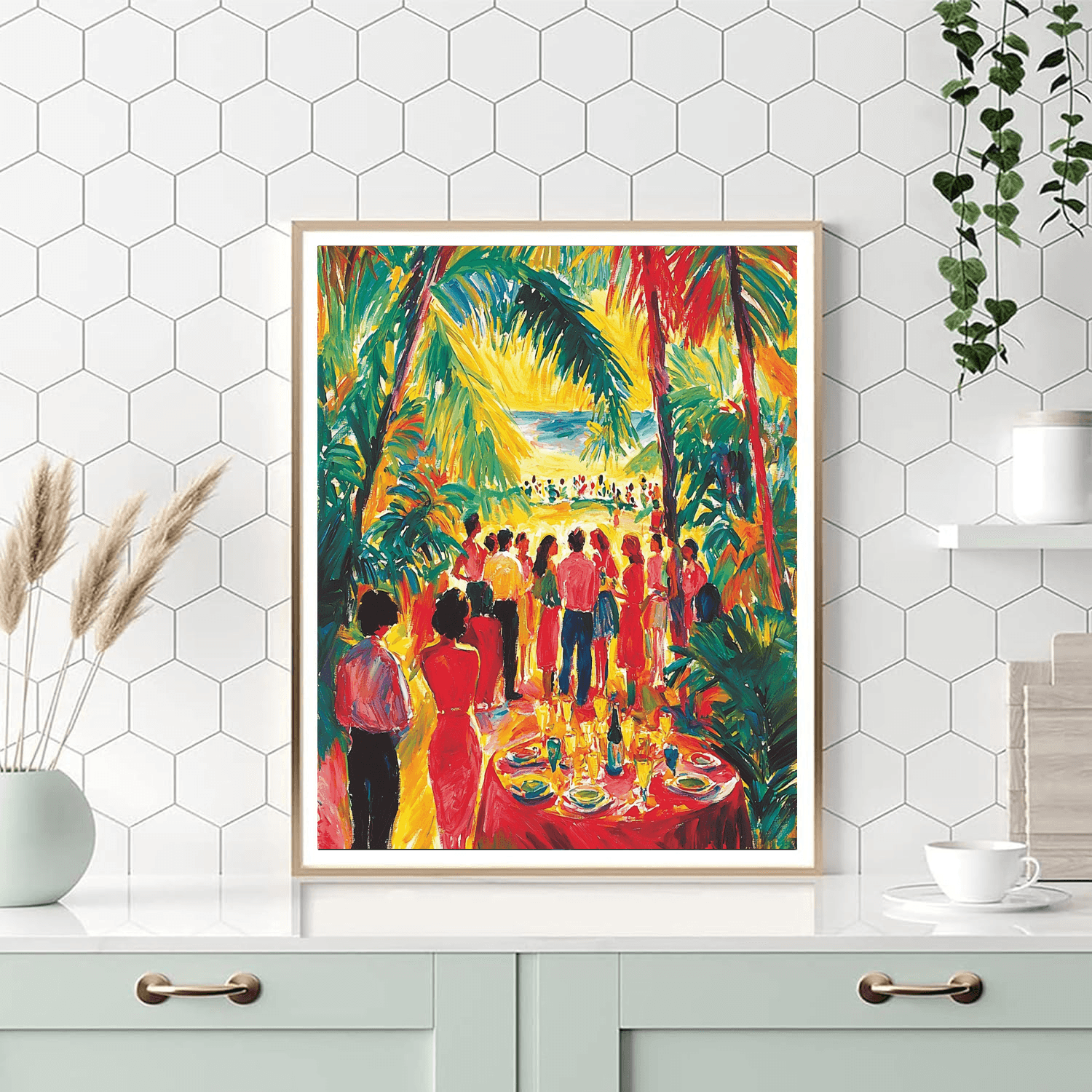 Henri Matisse Inspired Joyful Celebration  Paint By Color