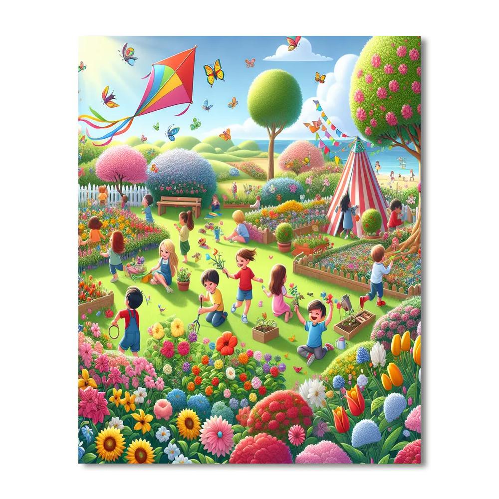 Vibrant Spring Celebration Painting By Numbers Kit