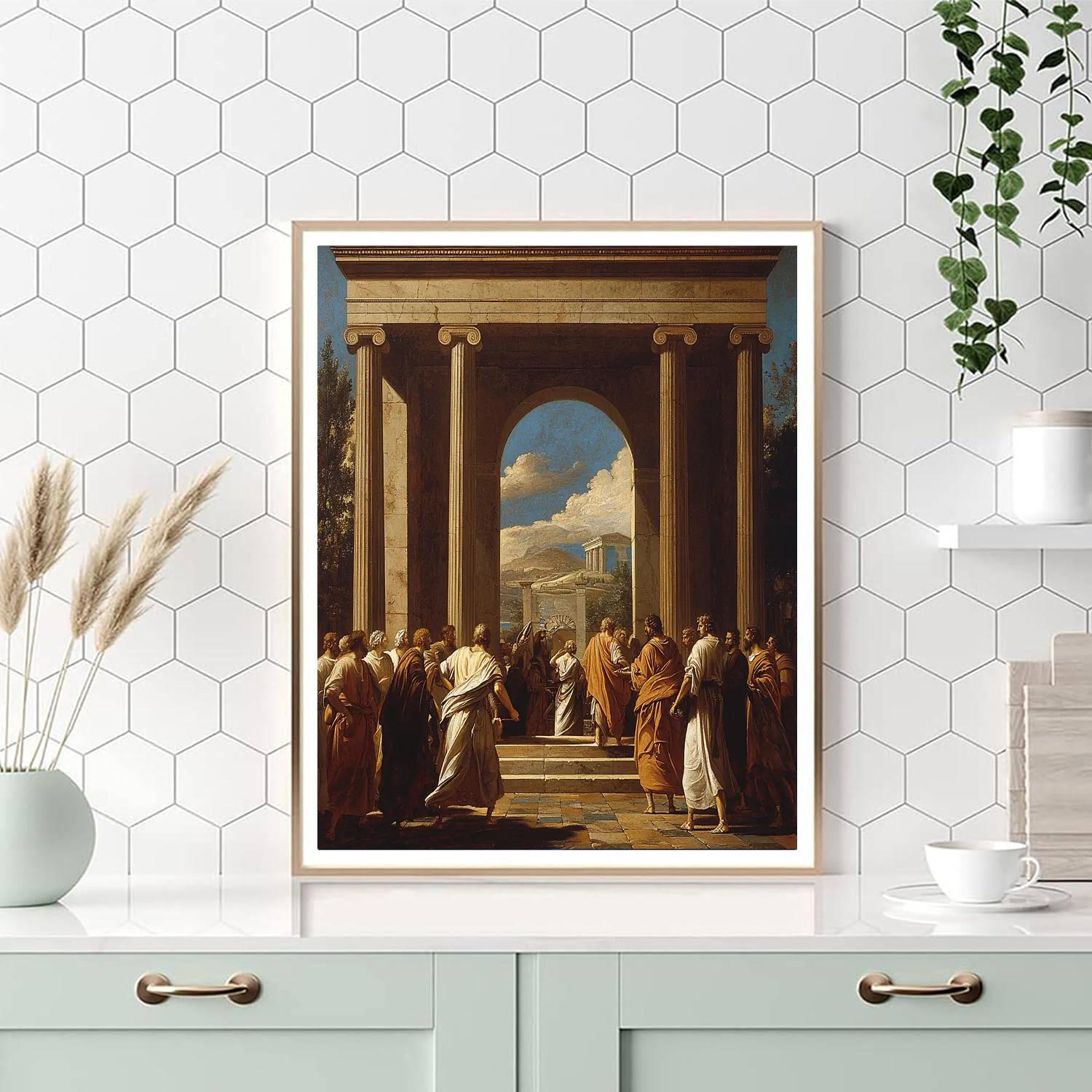 Jacques-Louis David Inspired Timeless Historical Moments  Number Painting
