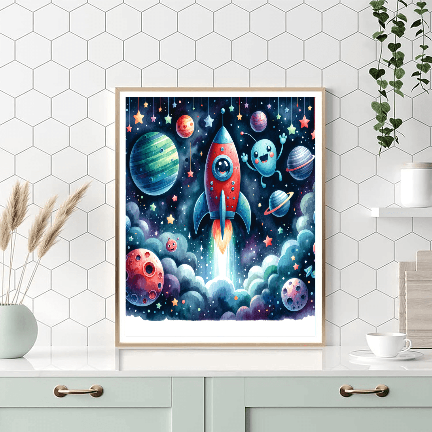 Fun Space Adventure Paint By Numbers
