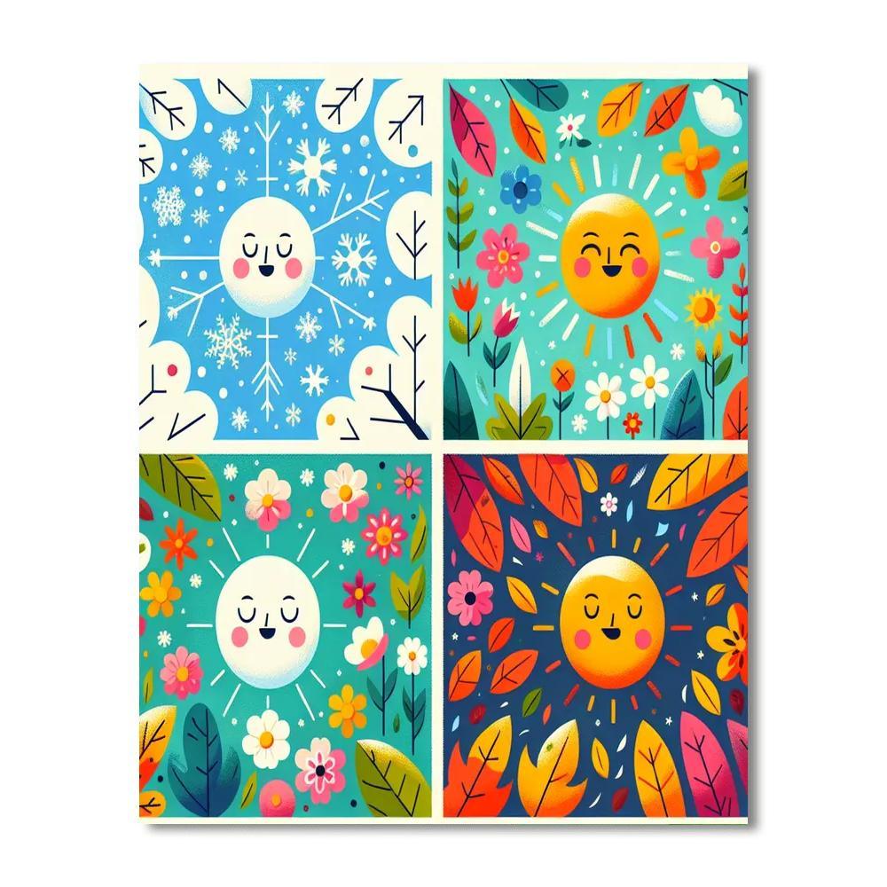 Seasonal Wonders Paint By Numbers Kits