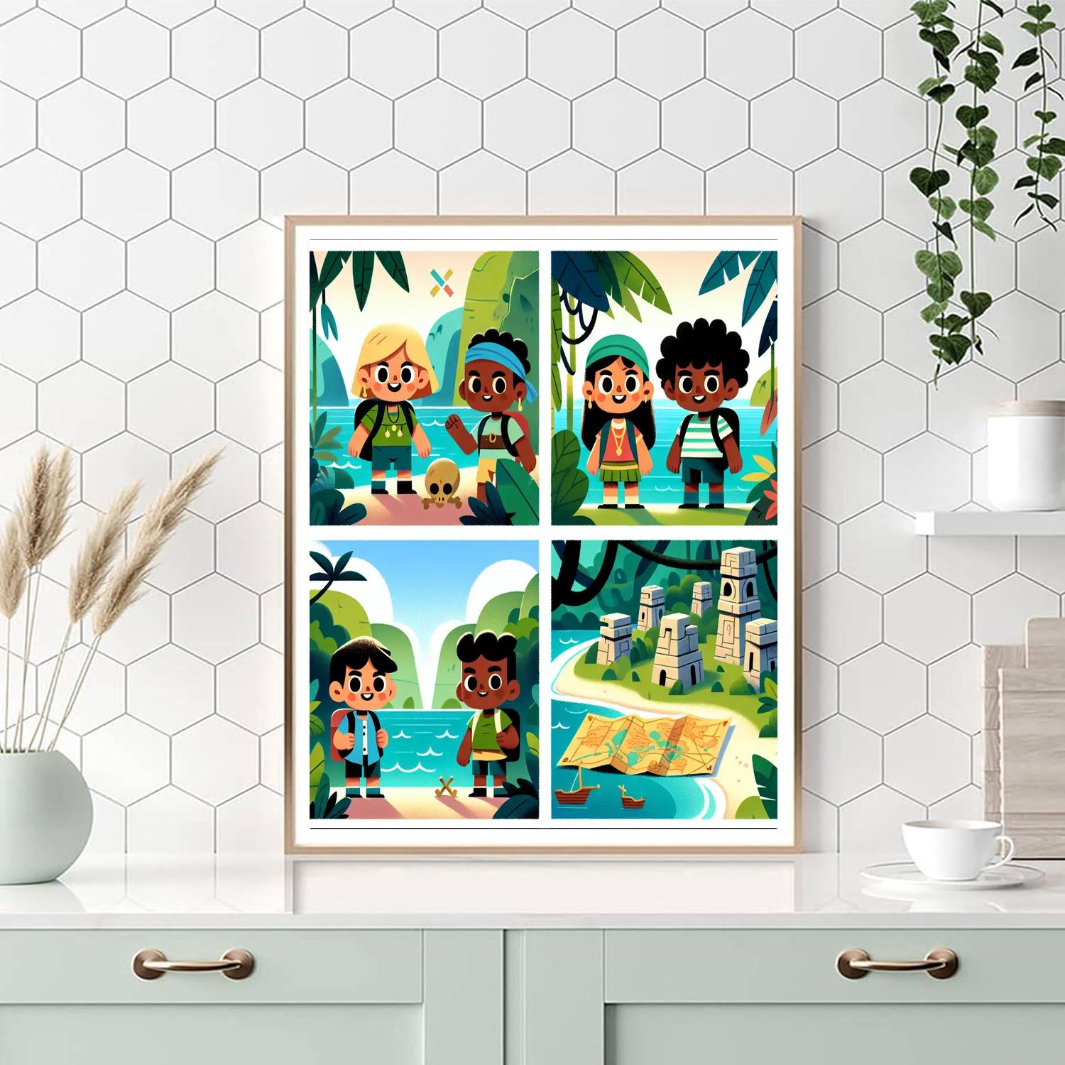 Lost Island Adventure Paint By Number