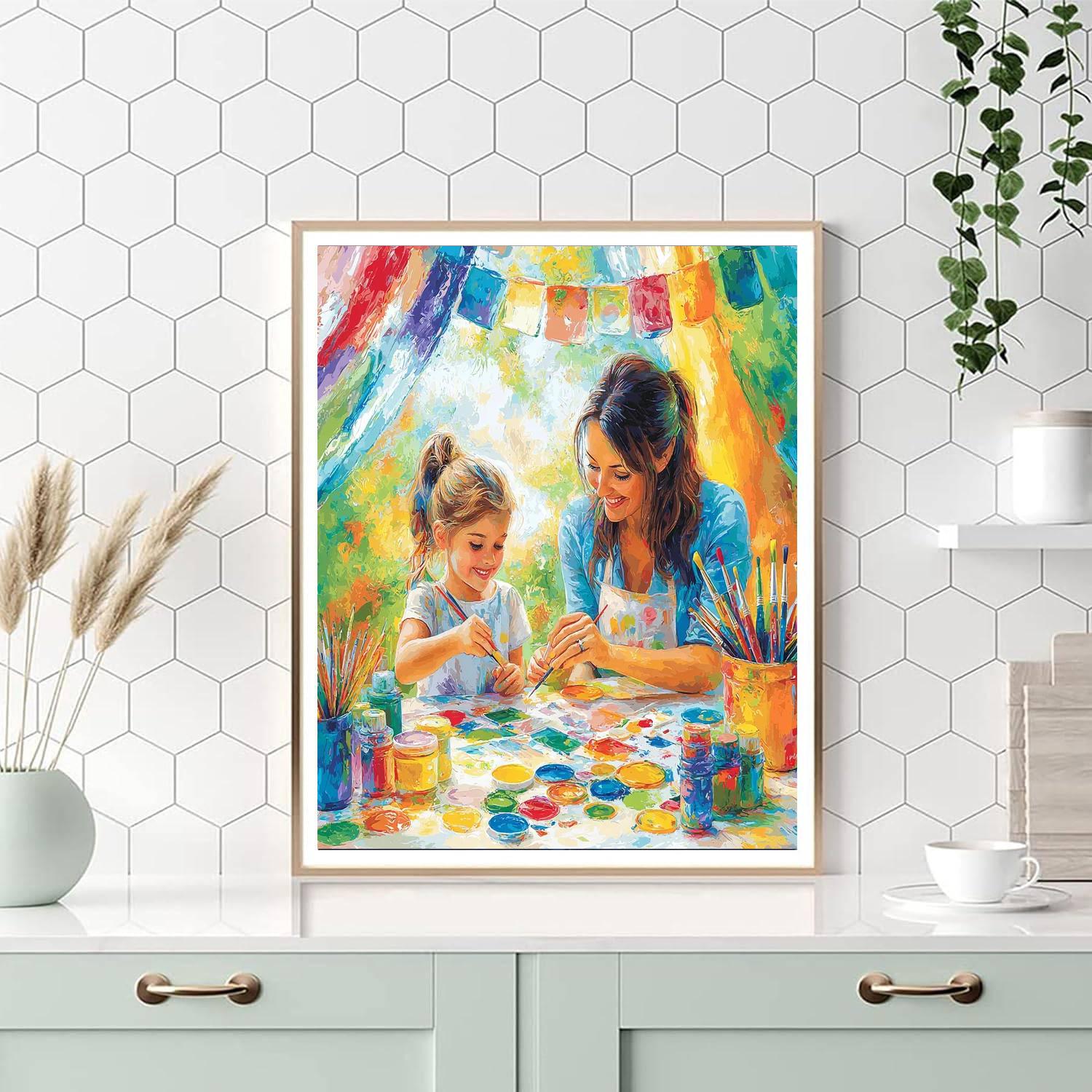 A Day Of Creativity Numbered Painting Kits