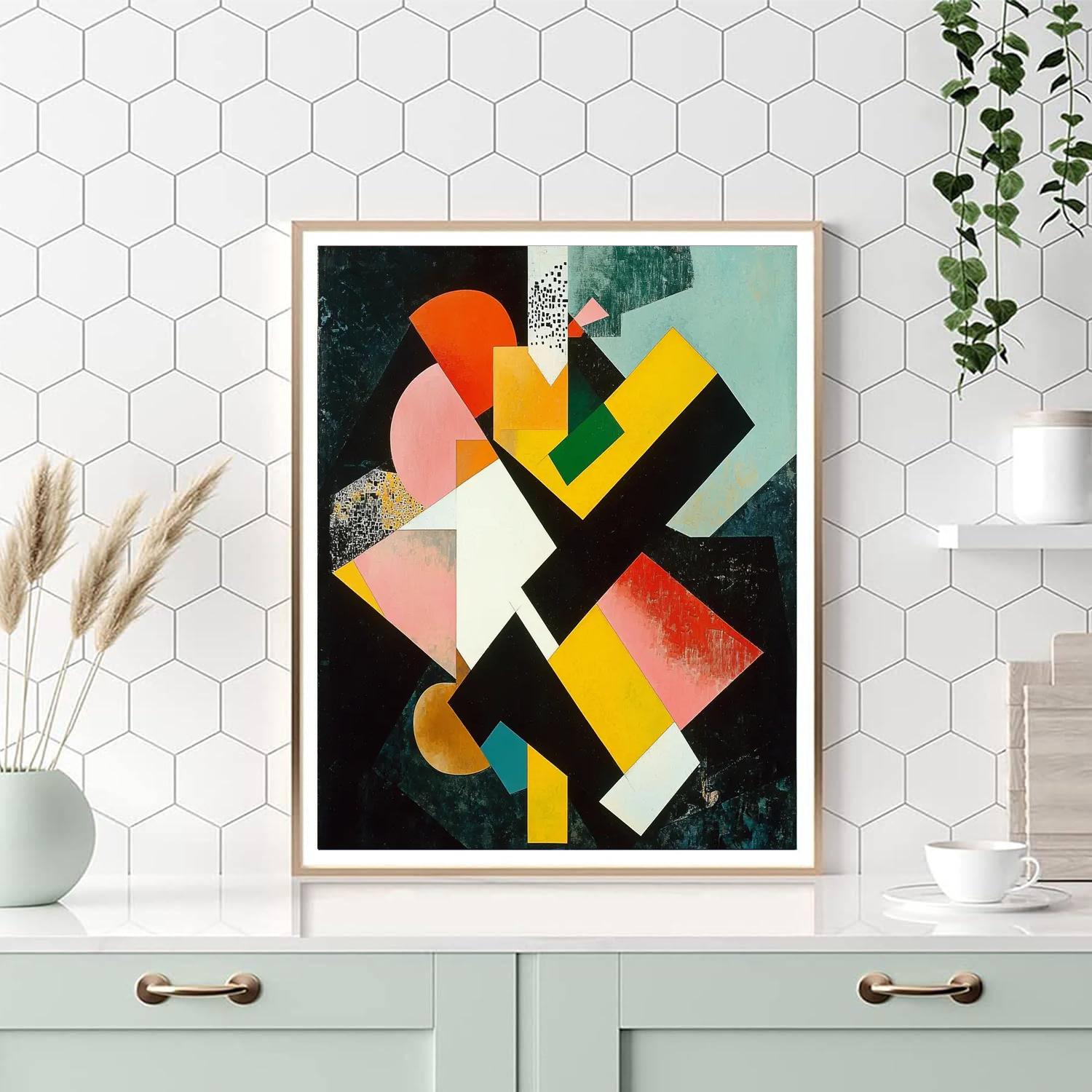 Kazimir Malevich Inspired Echoes Of Shape  Paint By Color