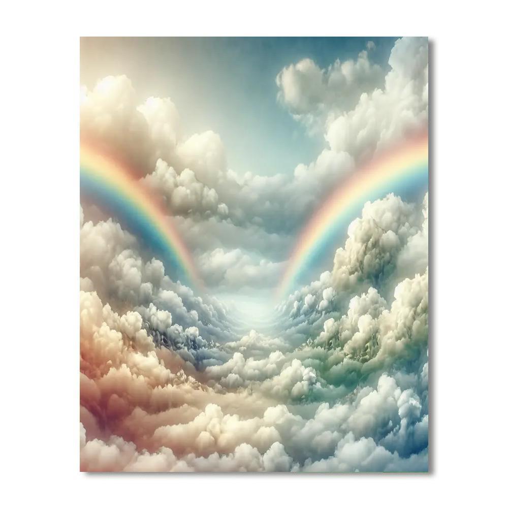 Dreamy Cloudscape For Kids Painting By Numbers Kit