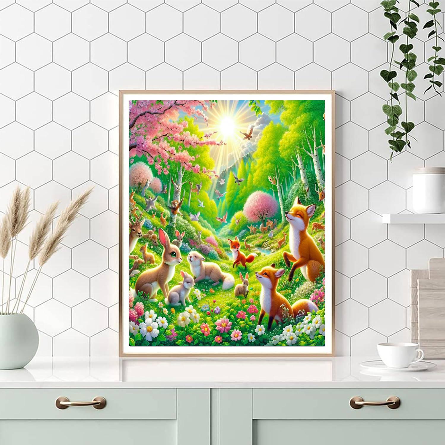 Whimsical Forest Adventures Paint By Numbers