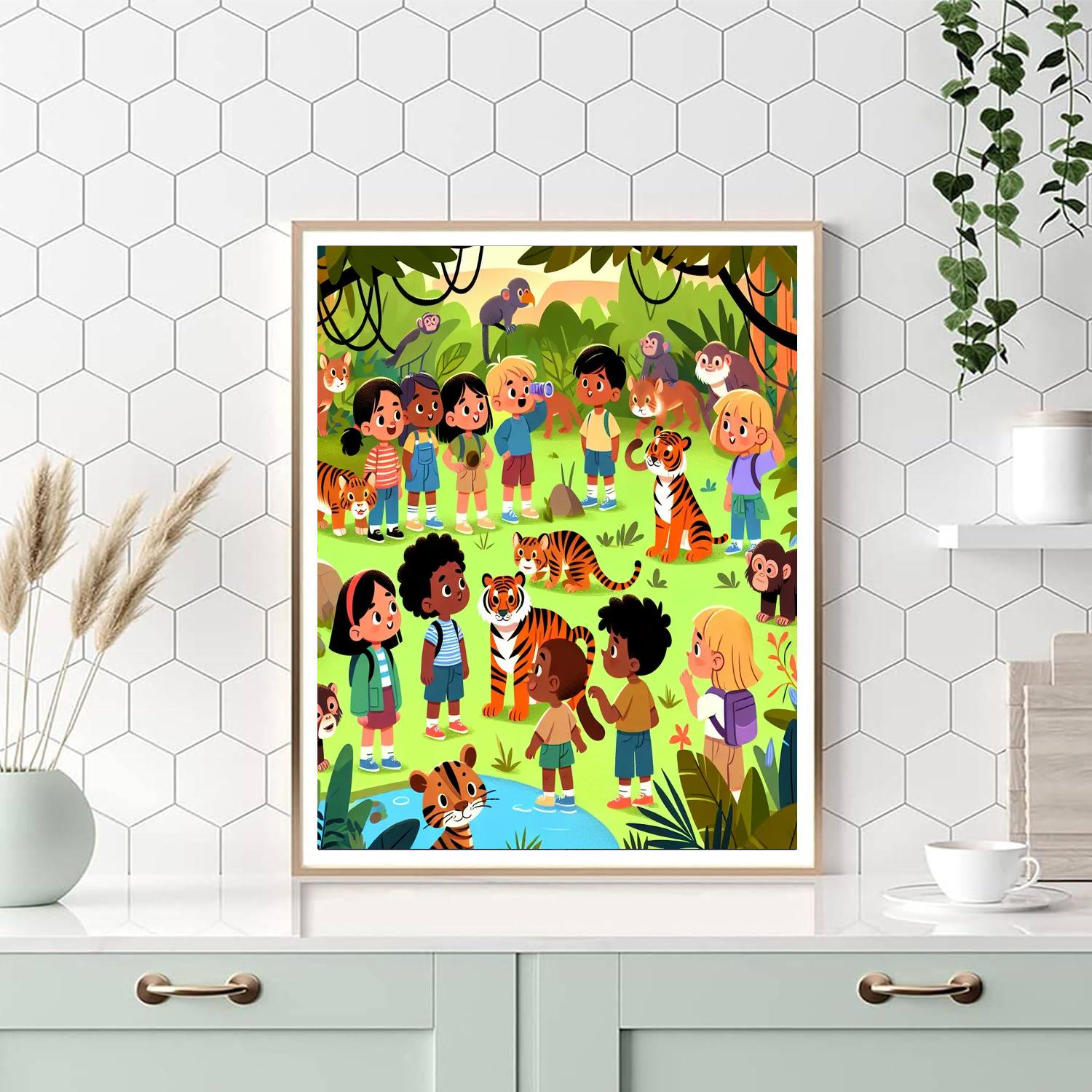 Adventure Jungle Safari Paint By Number