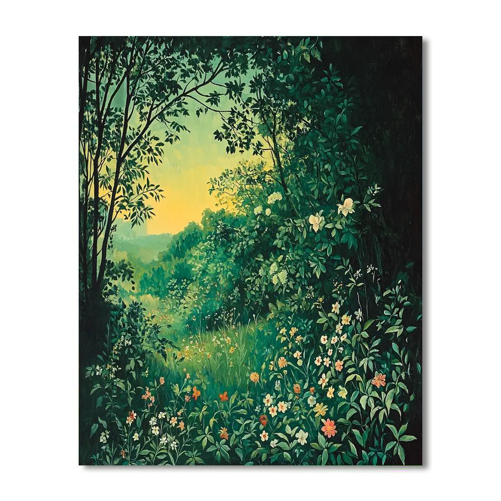 Frida Kahlo Inspired The Whispering Forest  Painting By Numbers Kit