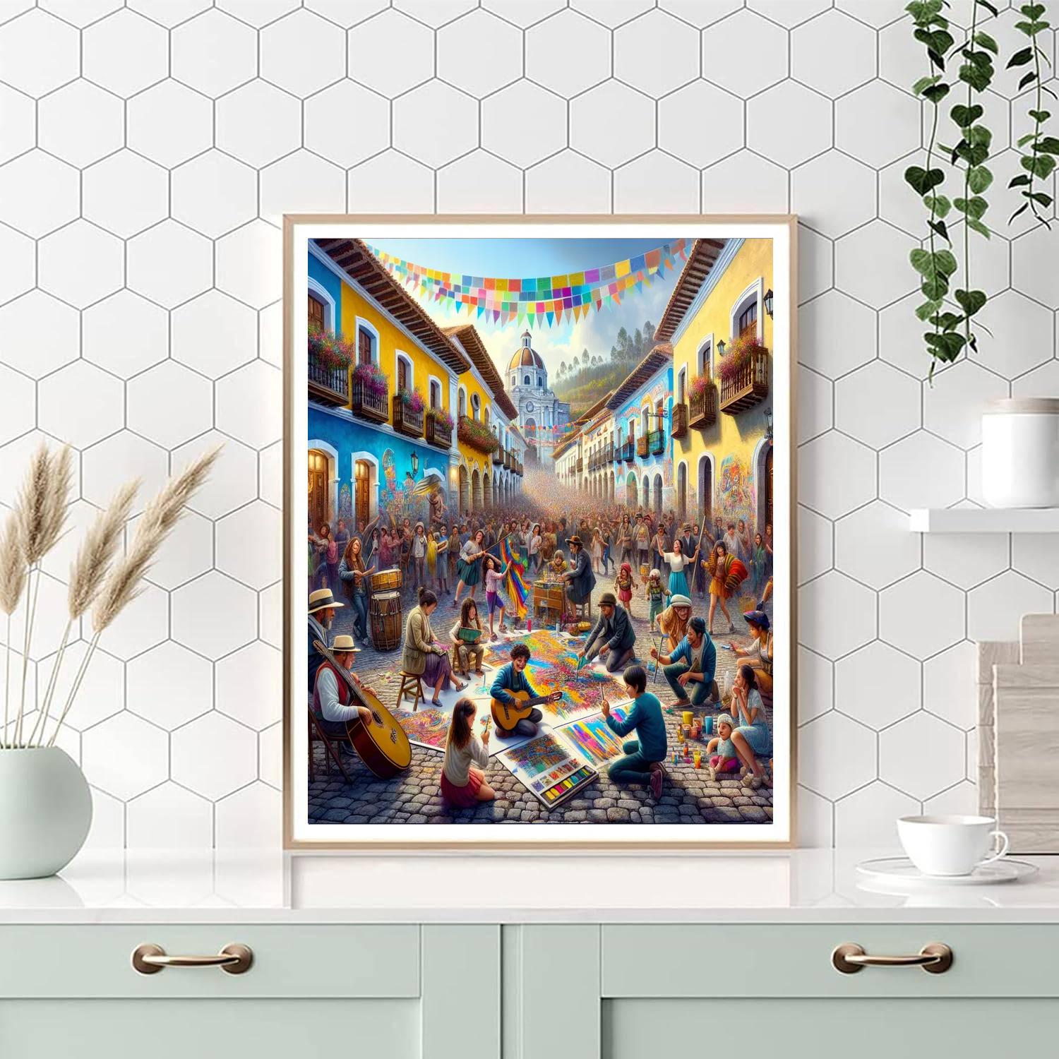 Pinturas En La Calle Festival Painting Number Kit