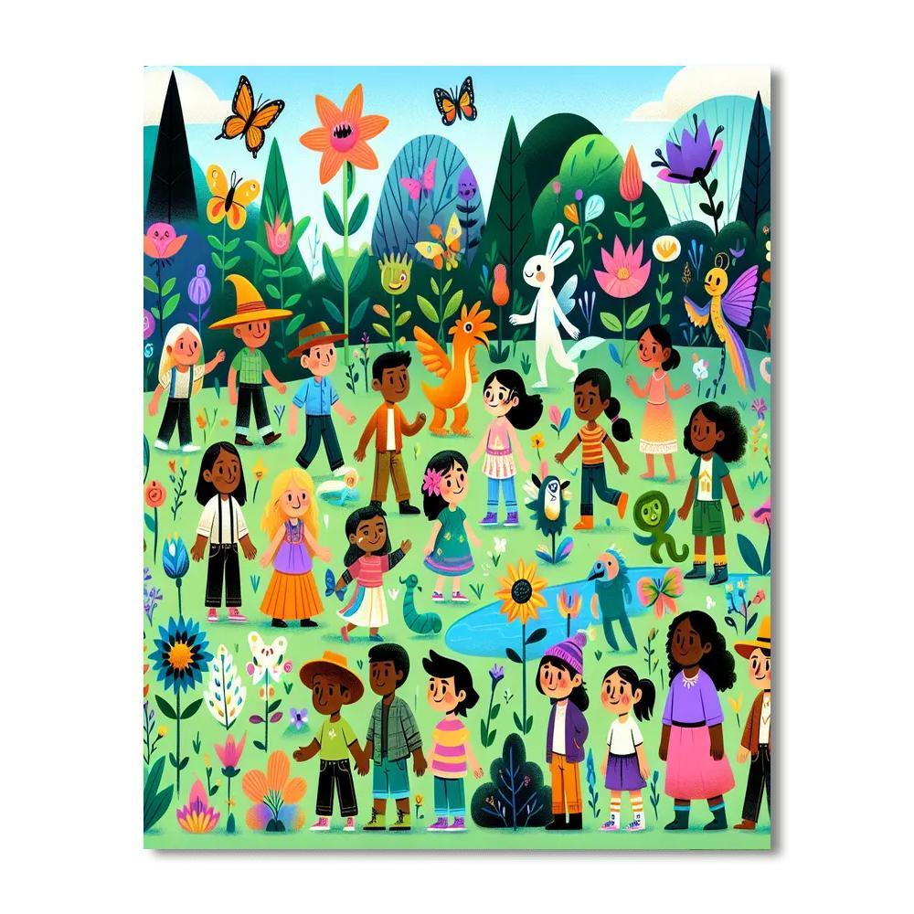 Magic Garden Exploration Paint By Number