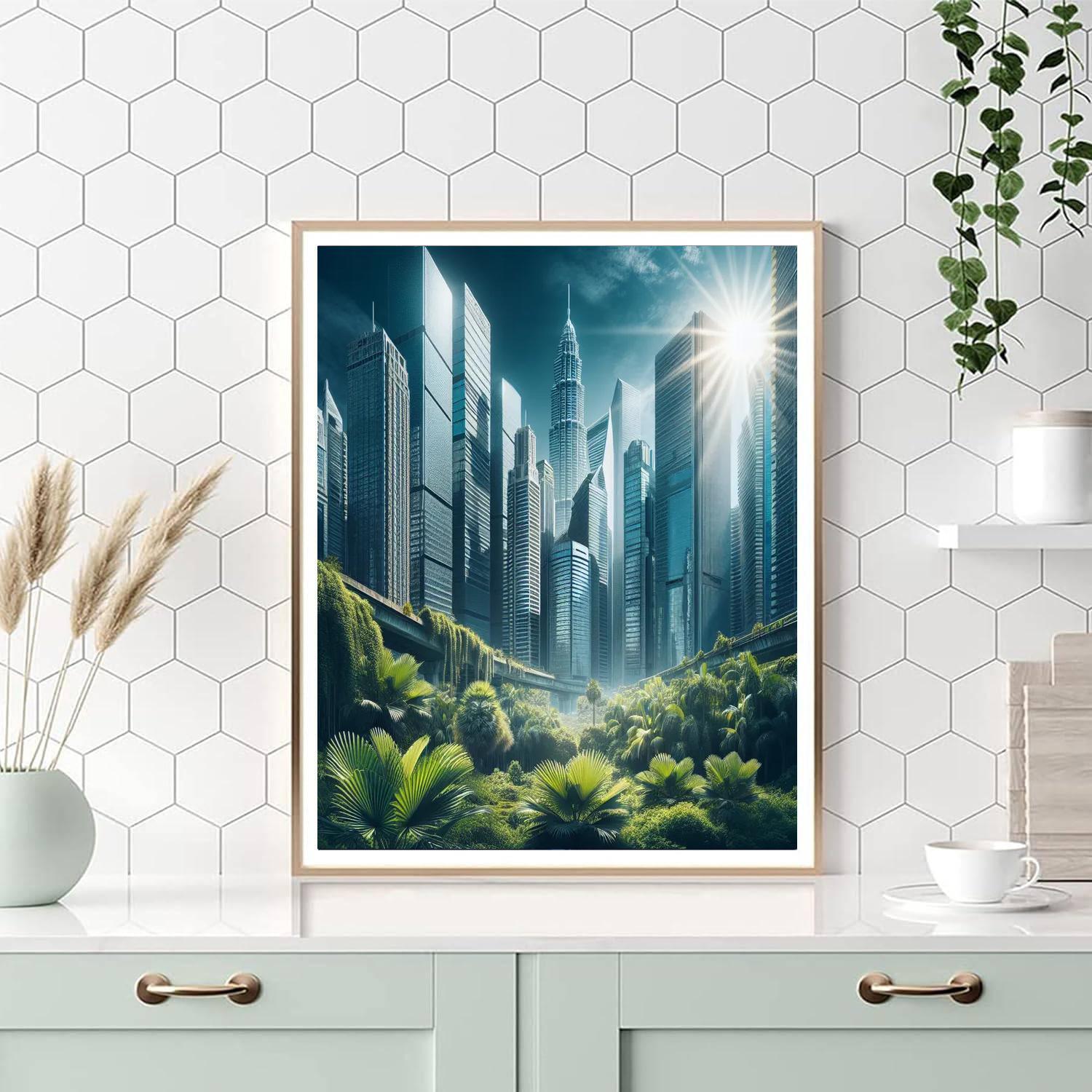Urban Jungle Escapade Painting By Numbers Kit