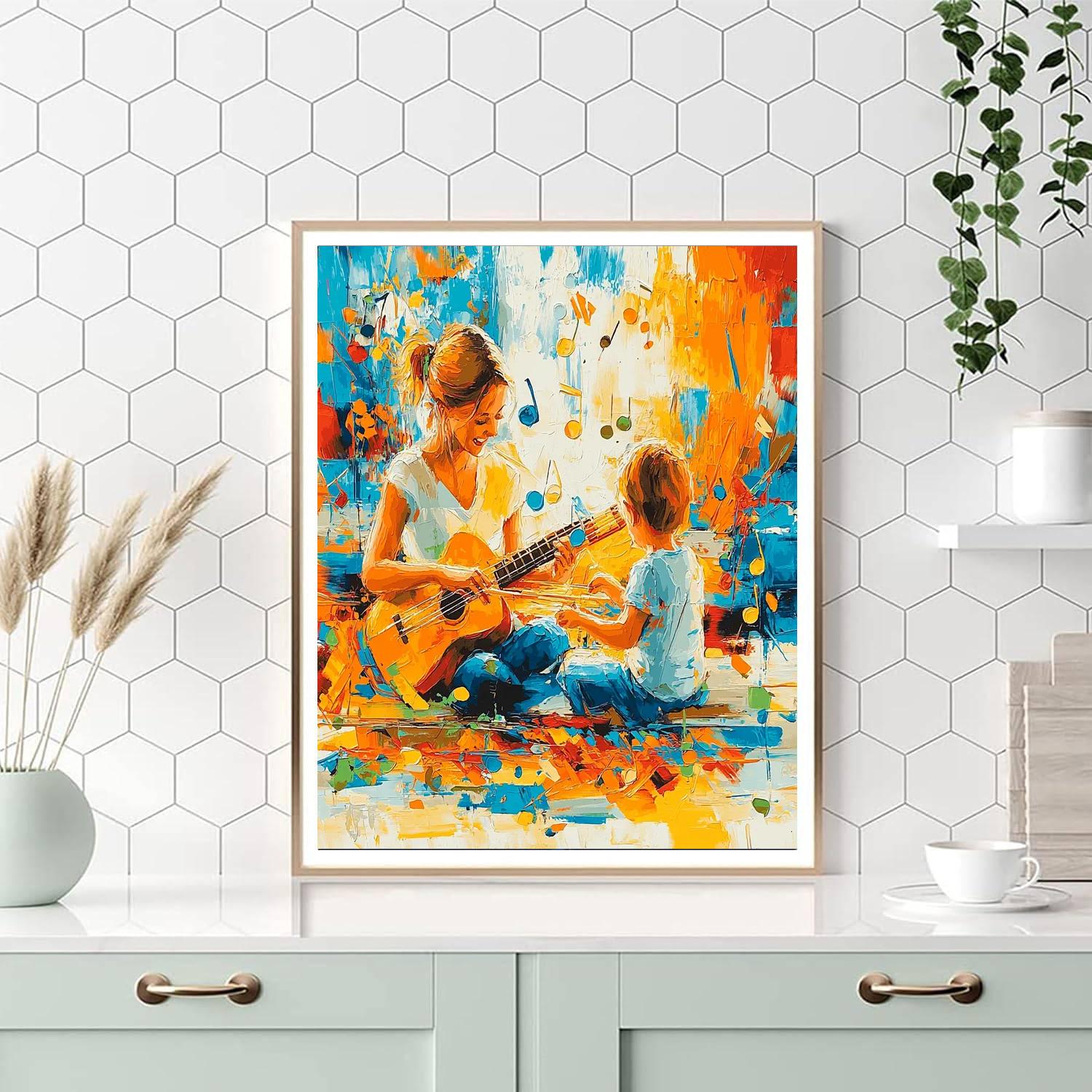 The Rhythm Of Love Number Painting