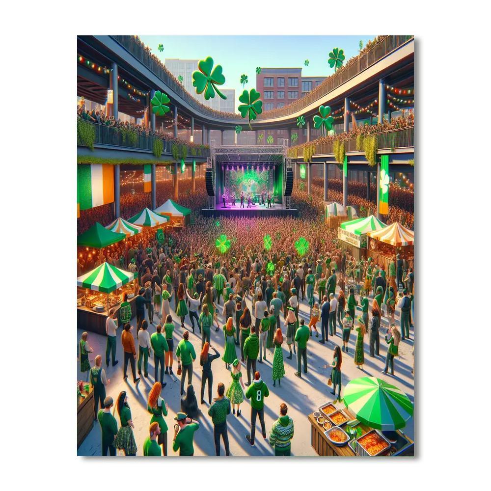 Shamrockfest - United States Paint By Numbers Art
