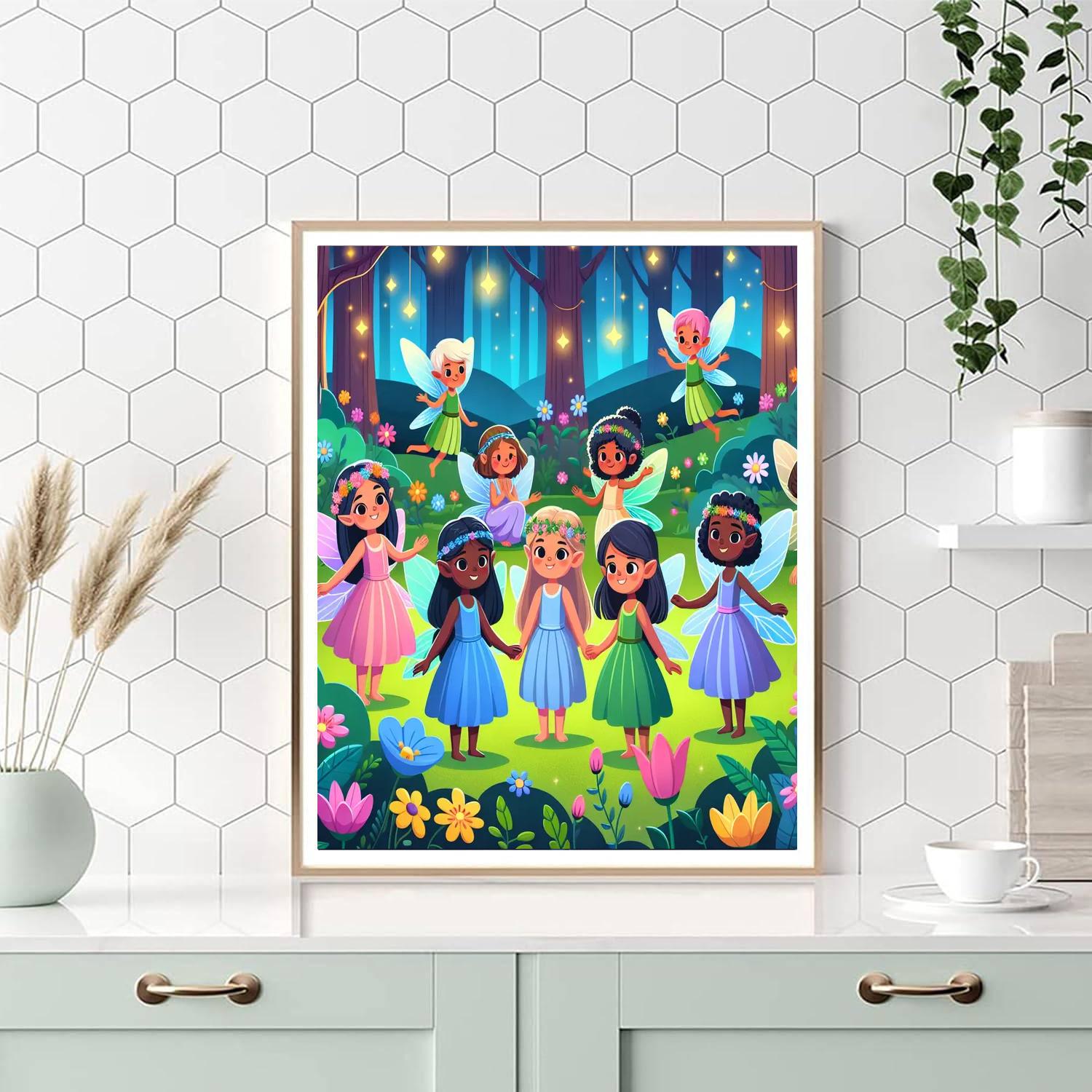 Fabulous Forest Fairies Painting Number Kit