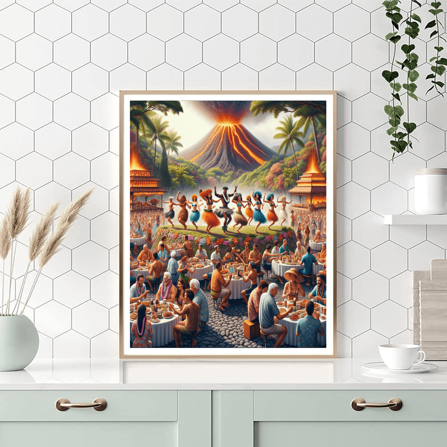 Pahoa Lava Festival - Usa Paint By Color