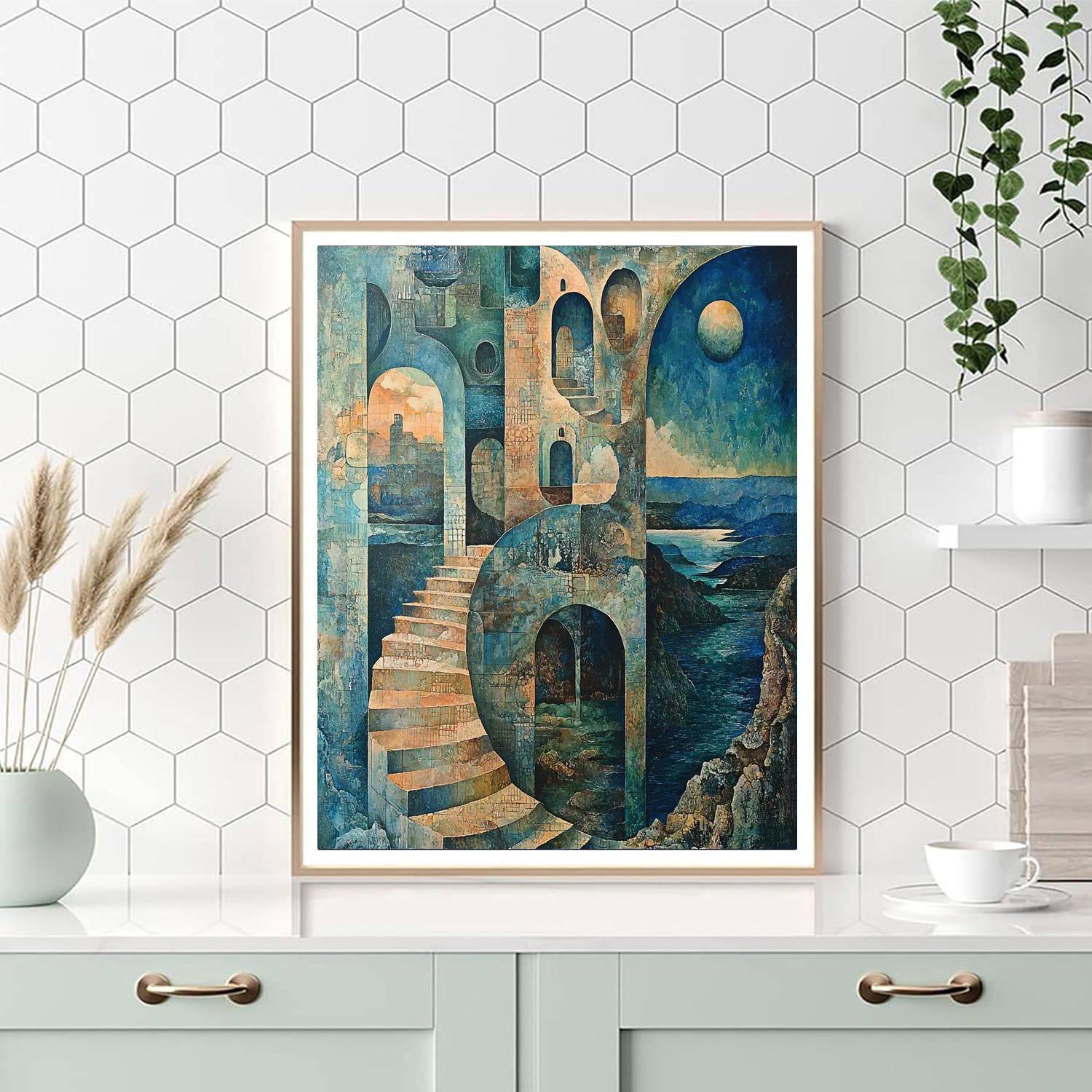 Max Ernst Inspired Dreamscapes Of The Mind  Paint By Numbers Art