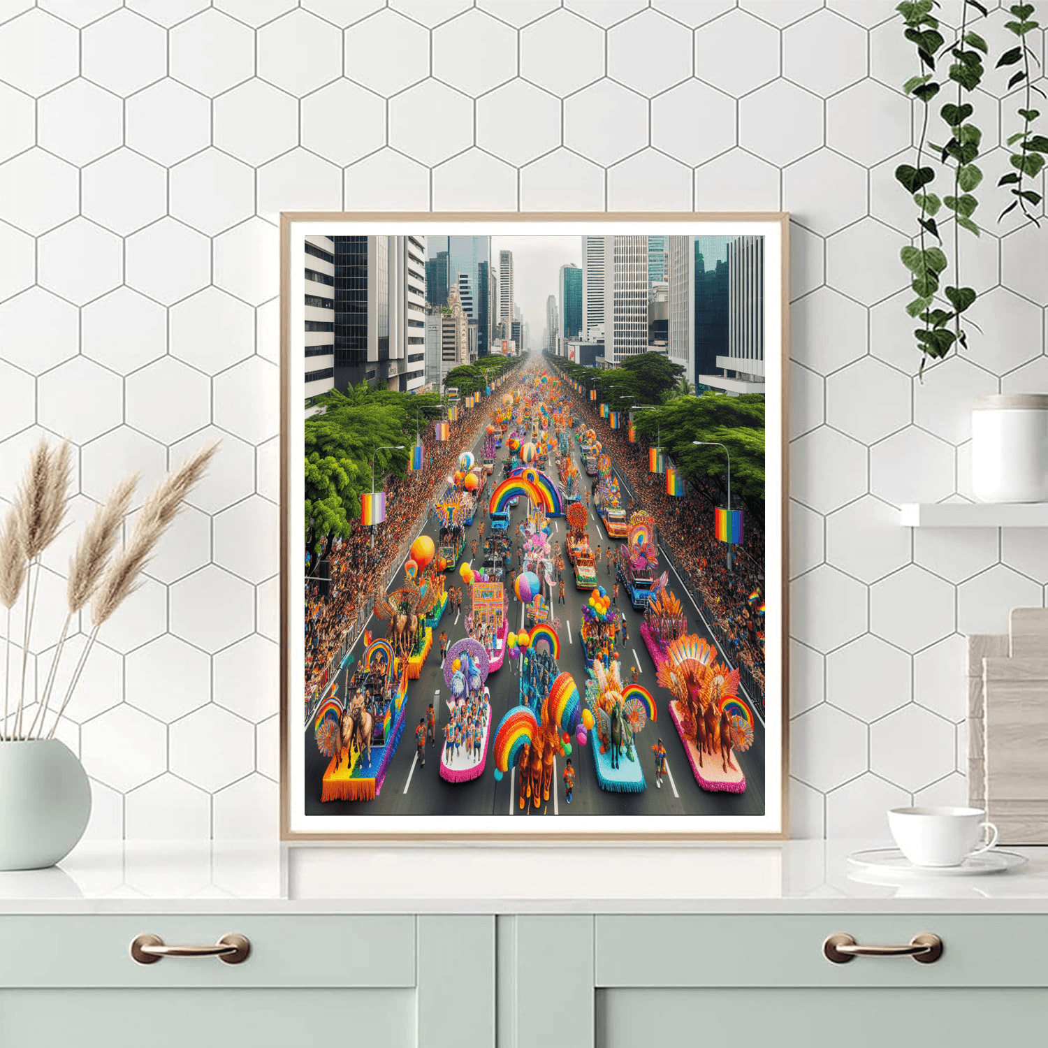 Pride Parade - São Paulo, Brazil Paint By Number