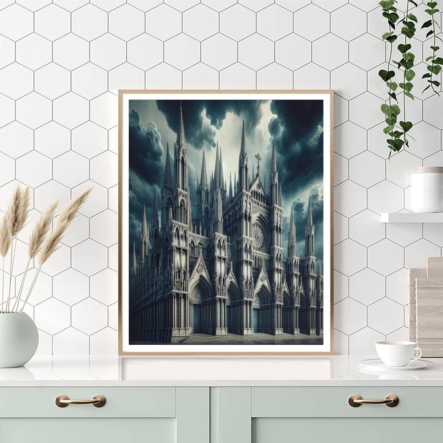Gothic Architecture Masterpiece Paint By Color