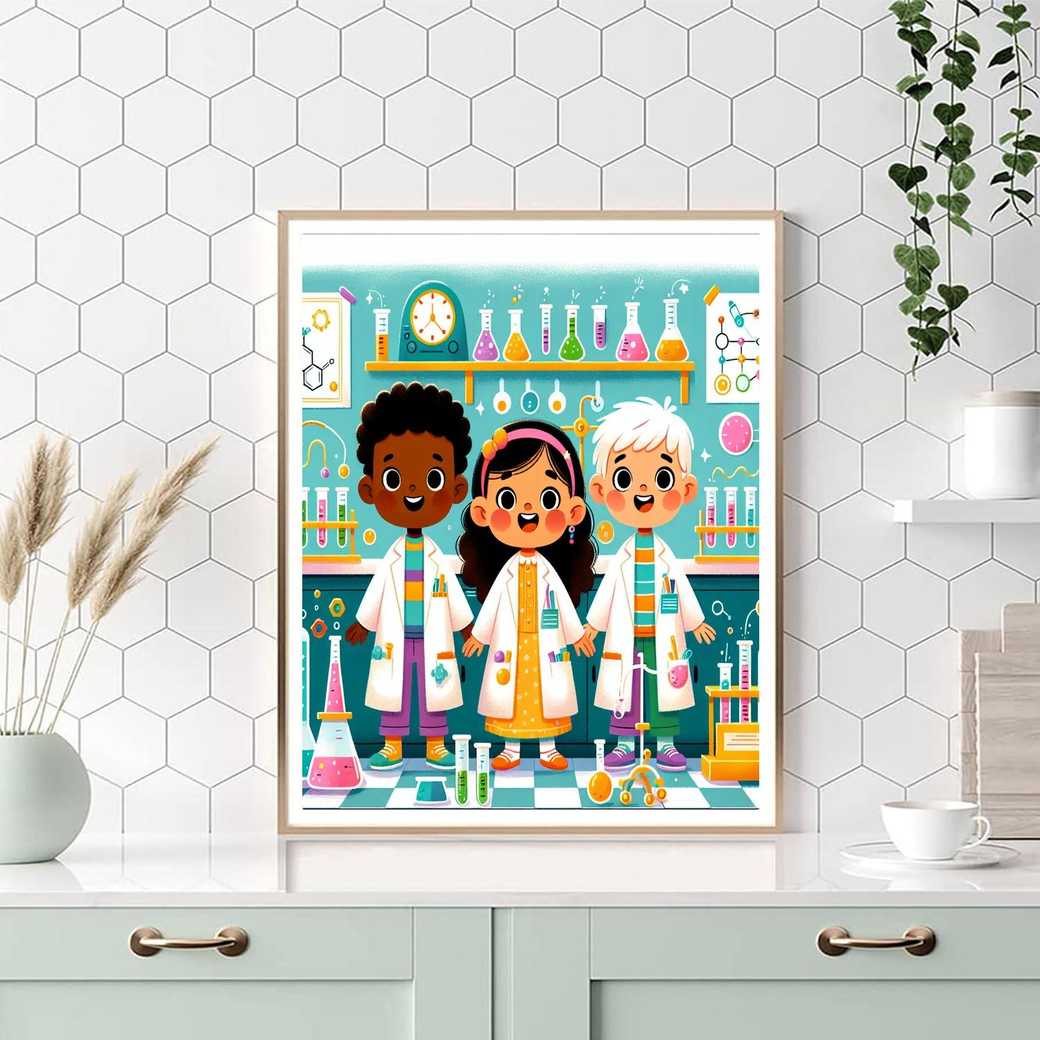 Curious Little Scientists Numbered Painting Kits