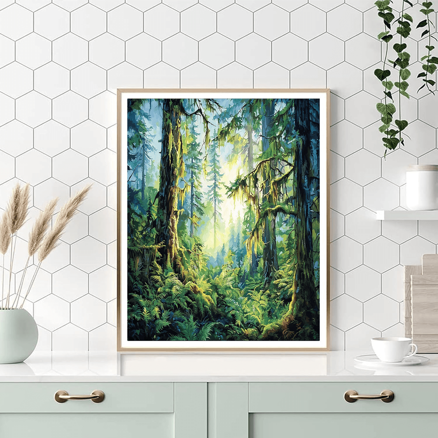 Hoh Rainforest - Washington Paint By Numbers