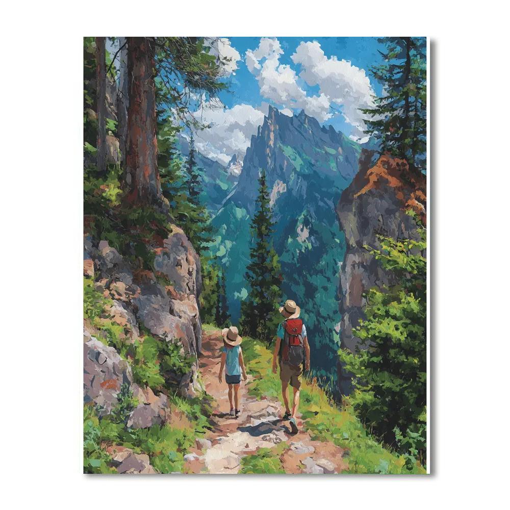 Hiking Adventures With Mom Painting Number Kit
