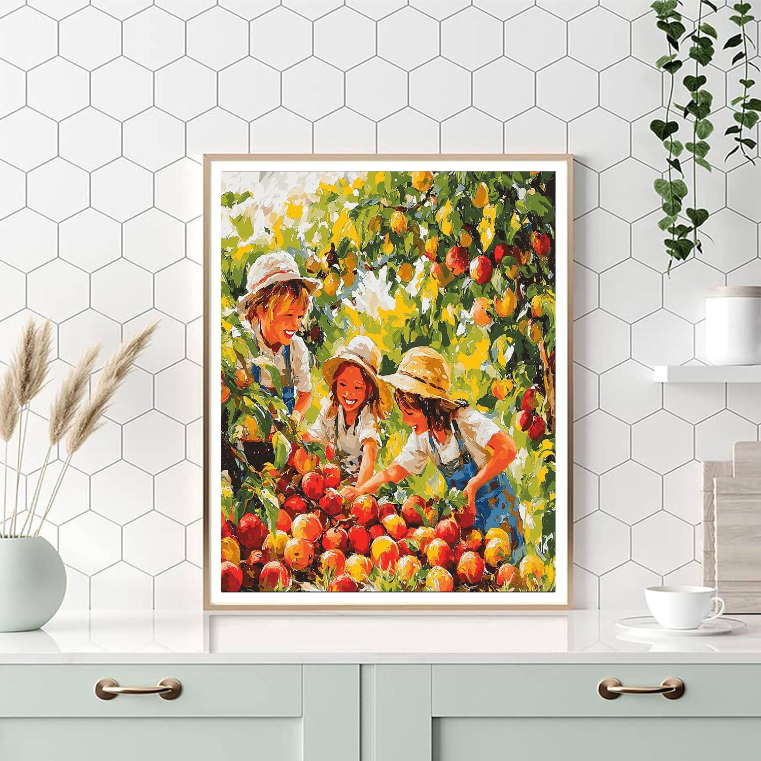 Harvesting Joy Painting By Numbers Kit