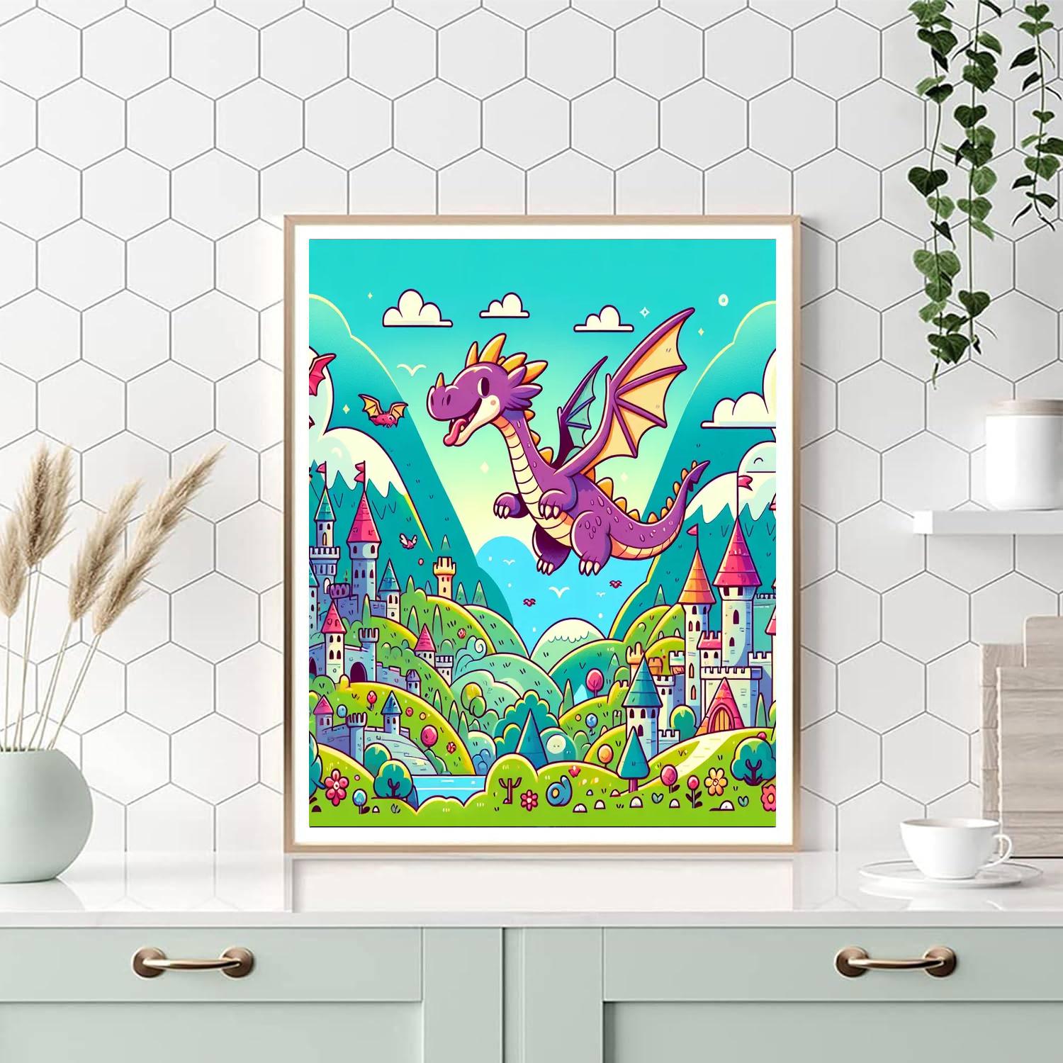 Dreamy Dragon Journey Paint By Numbers