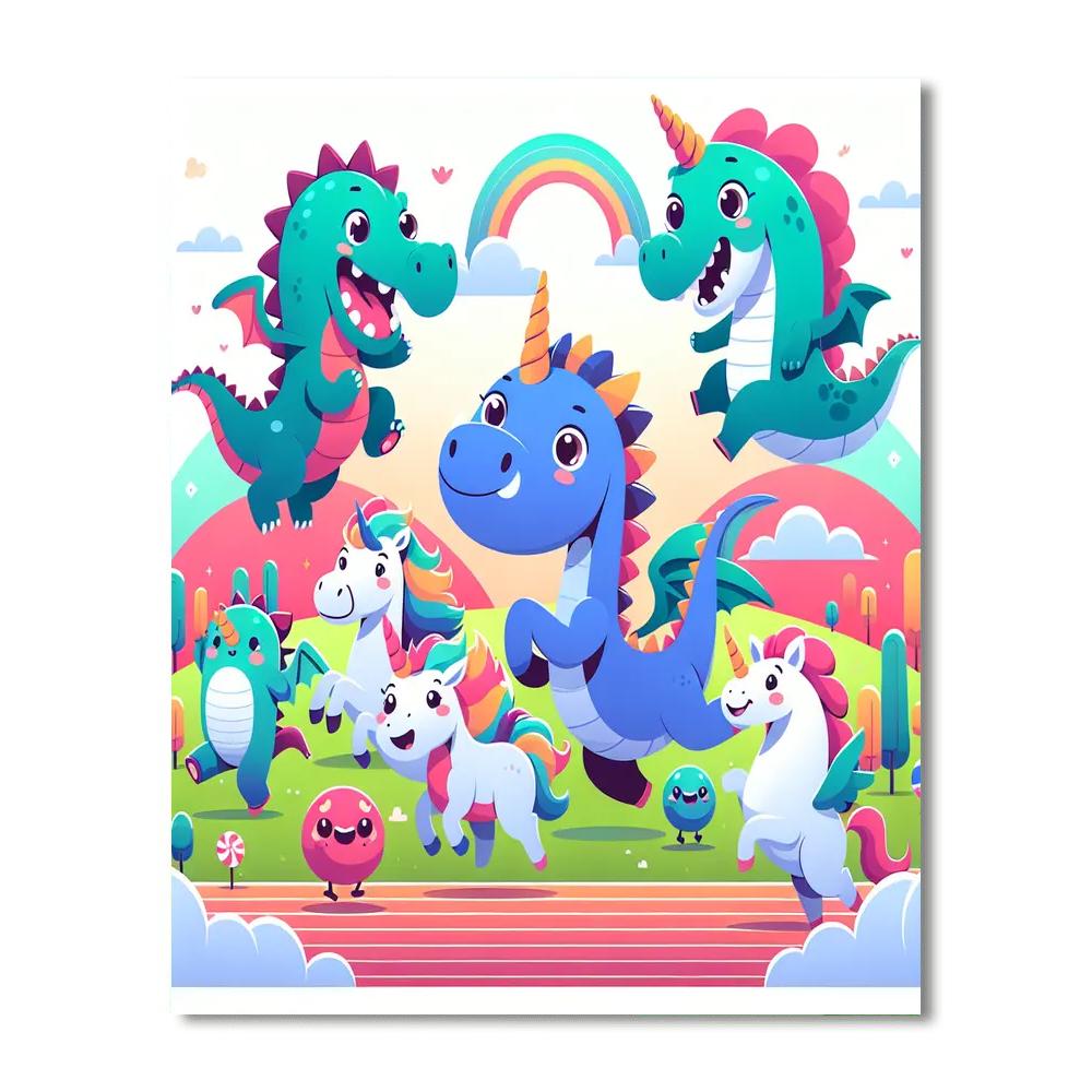 Fantasy Sports Extravaganza Numbered Painting Kits