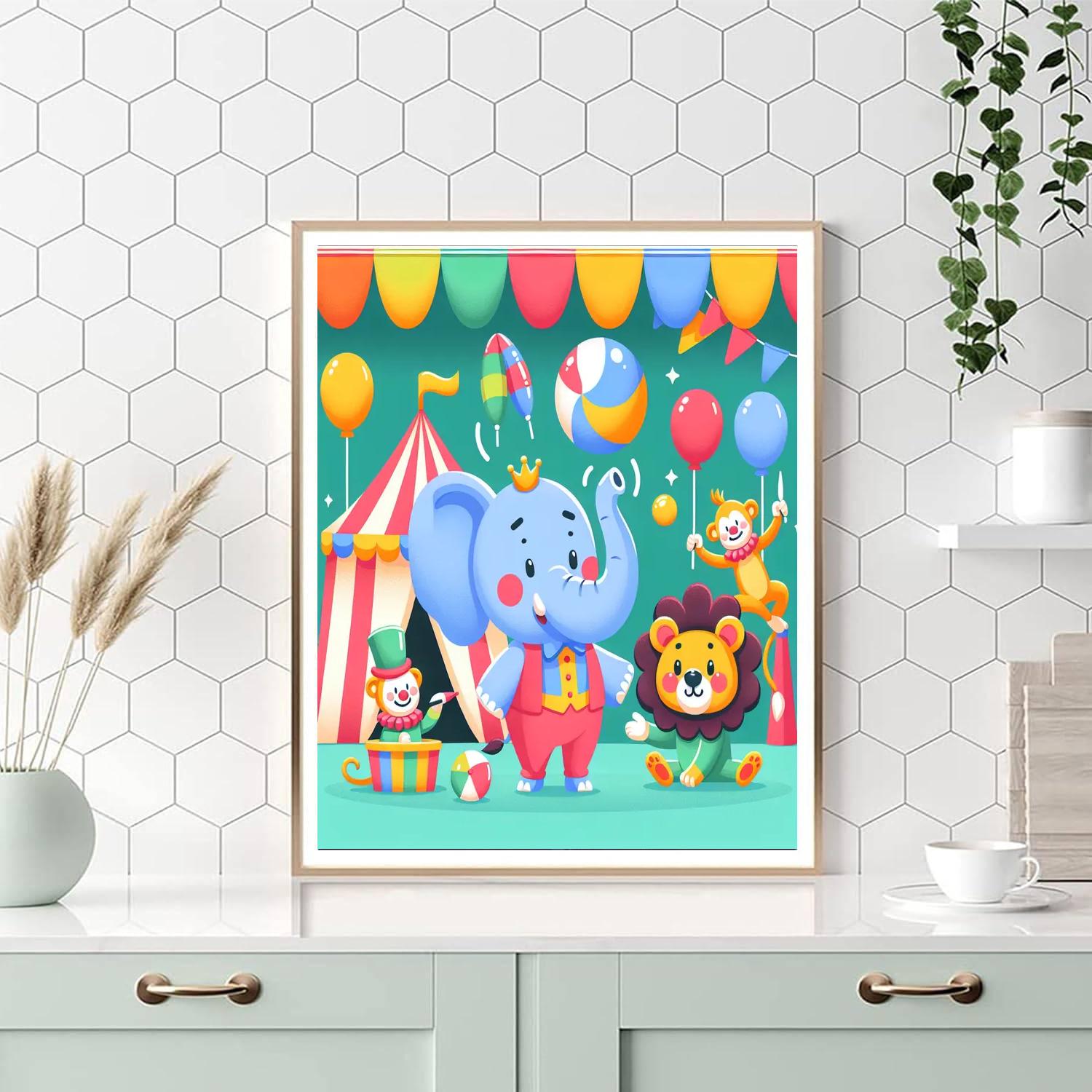 Circus Of Smiles Paint By Numbers Art