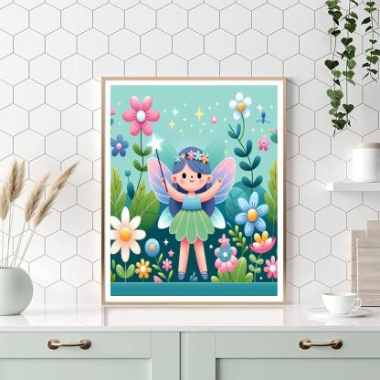 Mystical Fairies Paint By Numbers Art