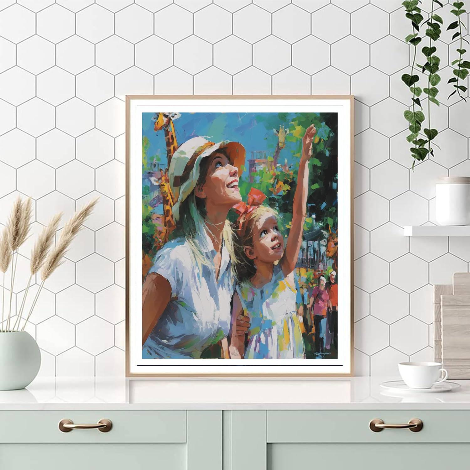 A Trip To The Zoo Number Painting