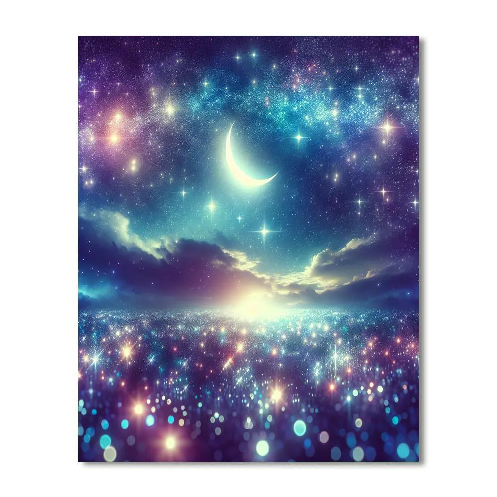 Starry Sky Enchantment DIY Paint By Numbers