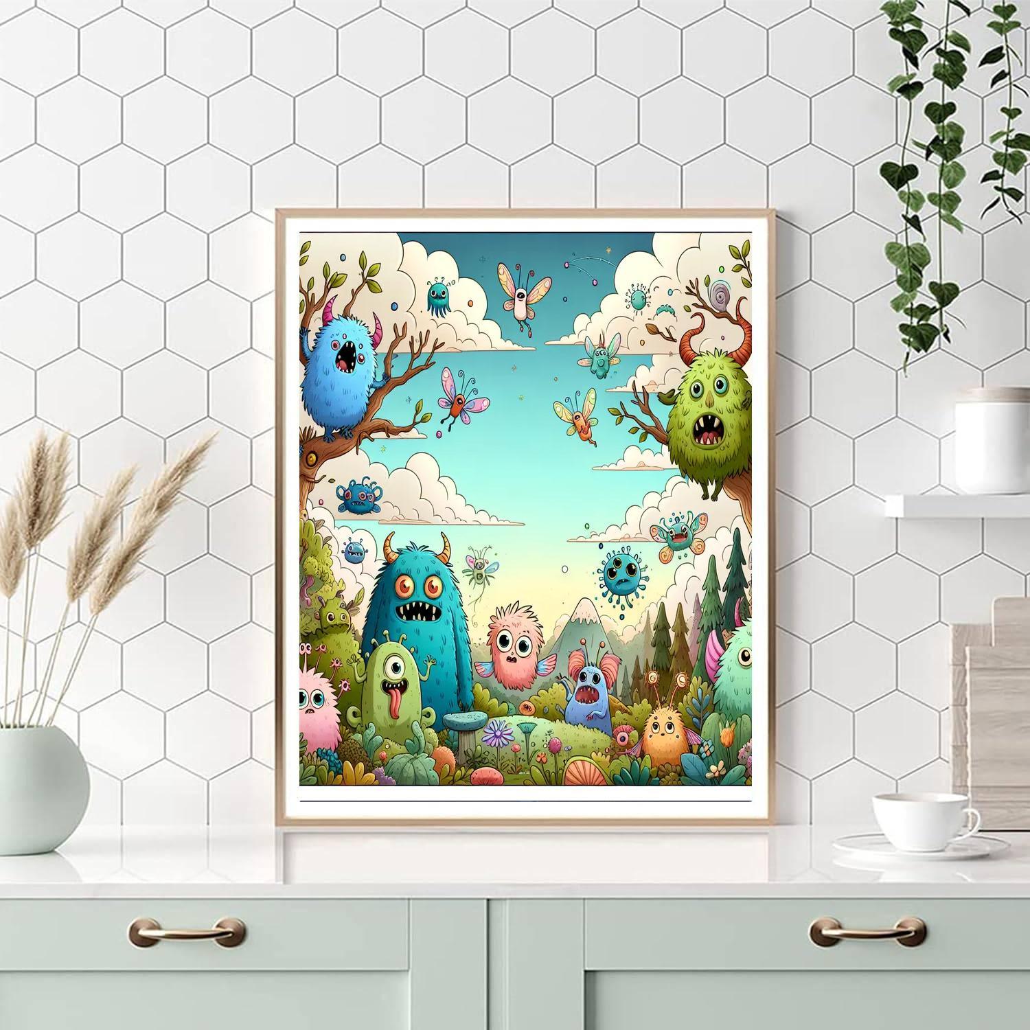 Fantasy Adventures With Friends Paint By Numbers Art