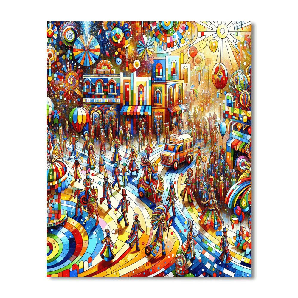 Lively Festivals Painting By Numbers Kit