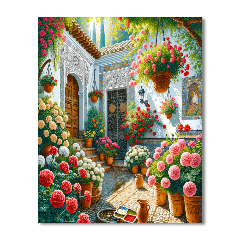 Fiesta De Los Patios - Spain DIY Paint By Numbers