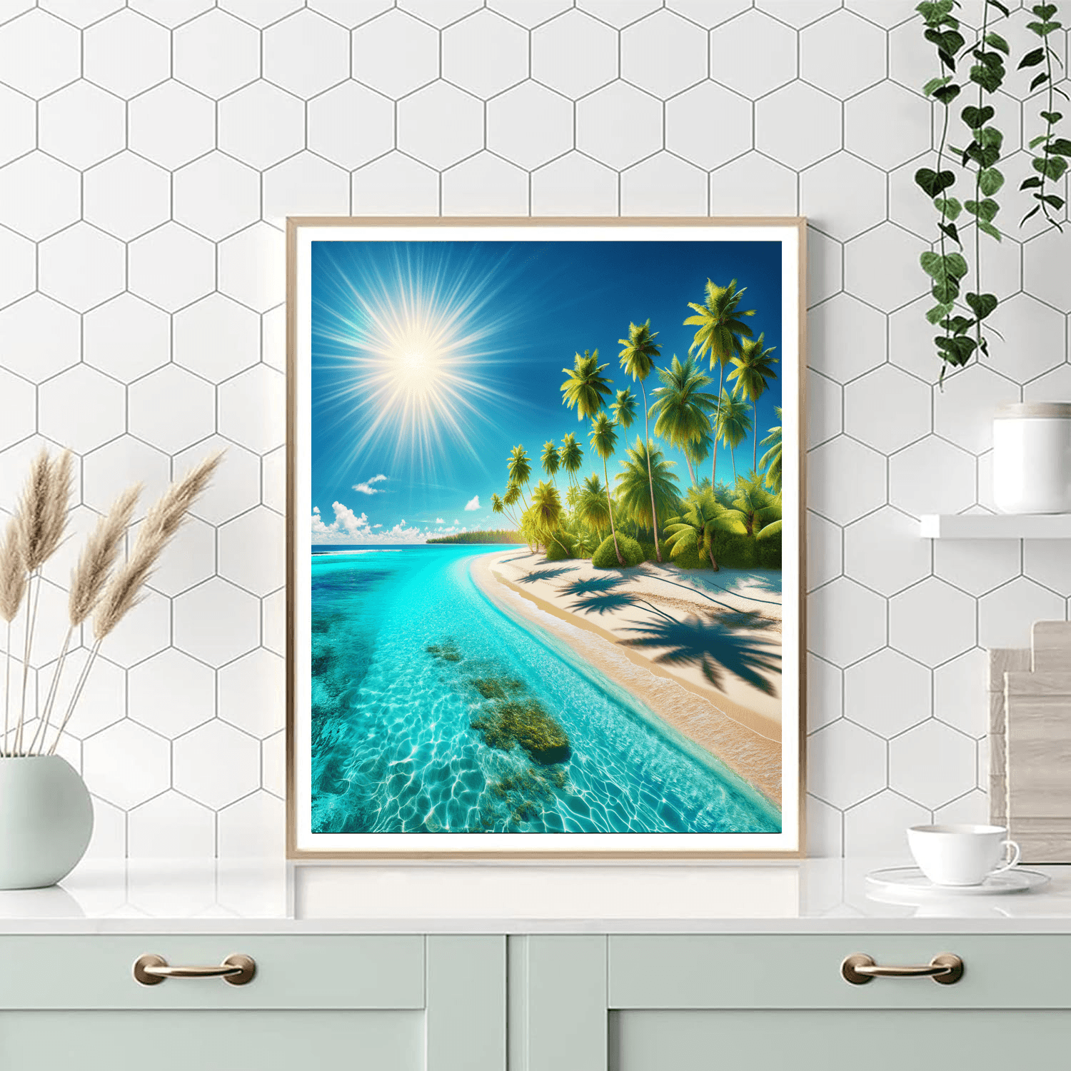 Tropical Paradise Getaway Paint By Numbers