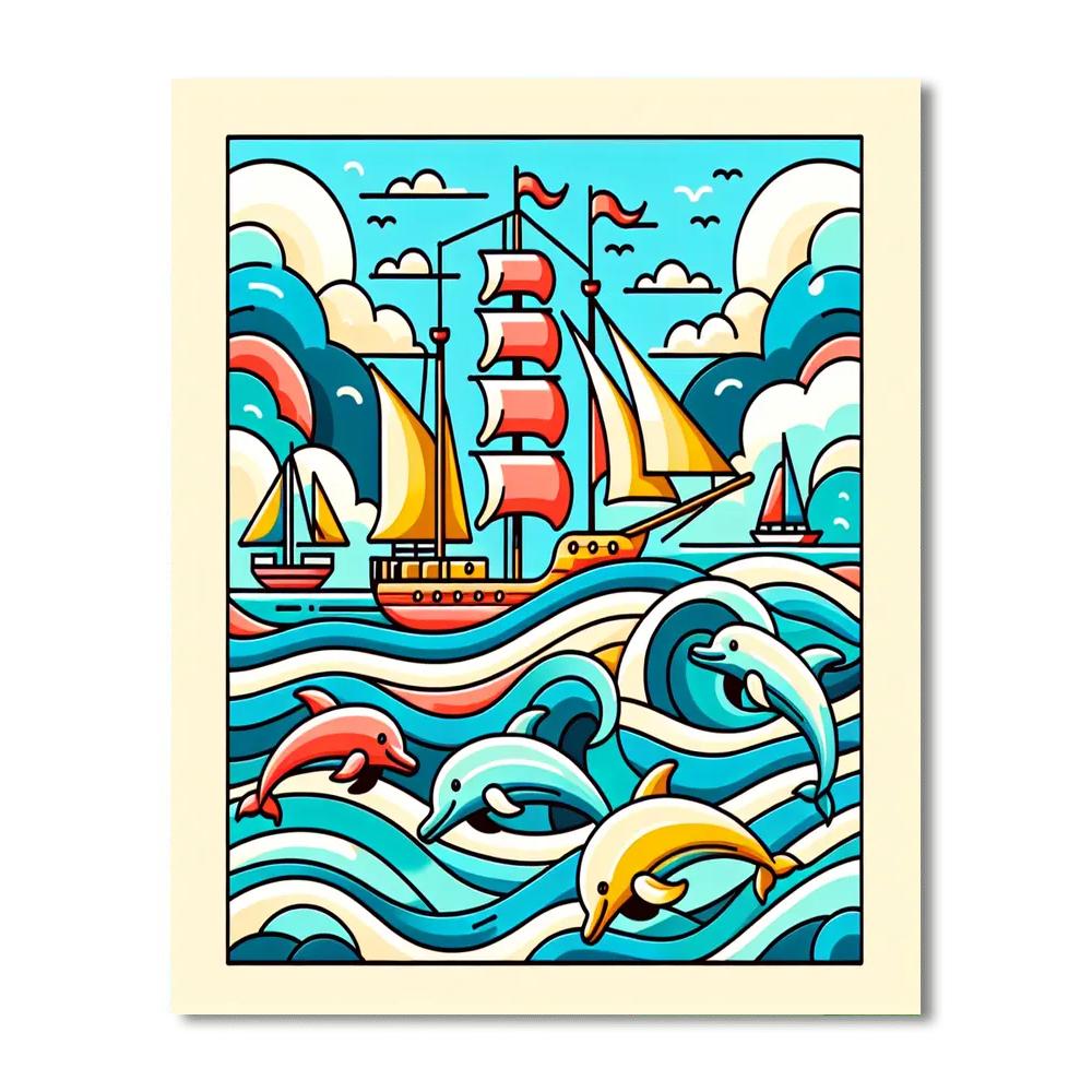 Ocean Voyagers Paint By Numbers Kits