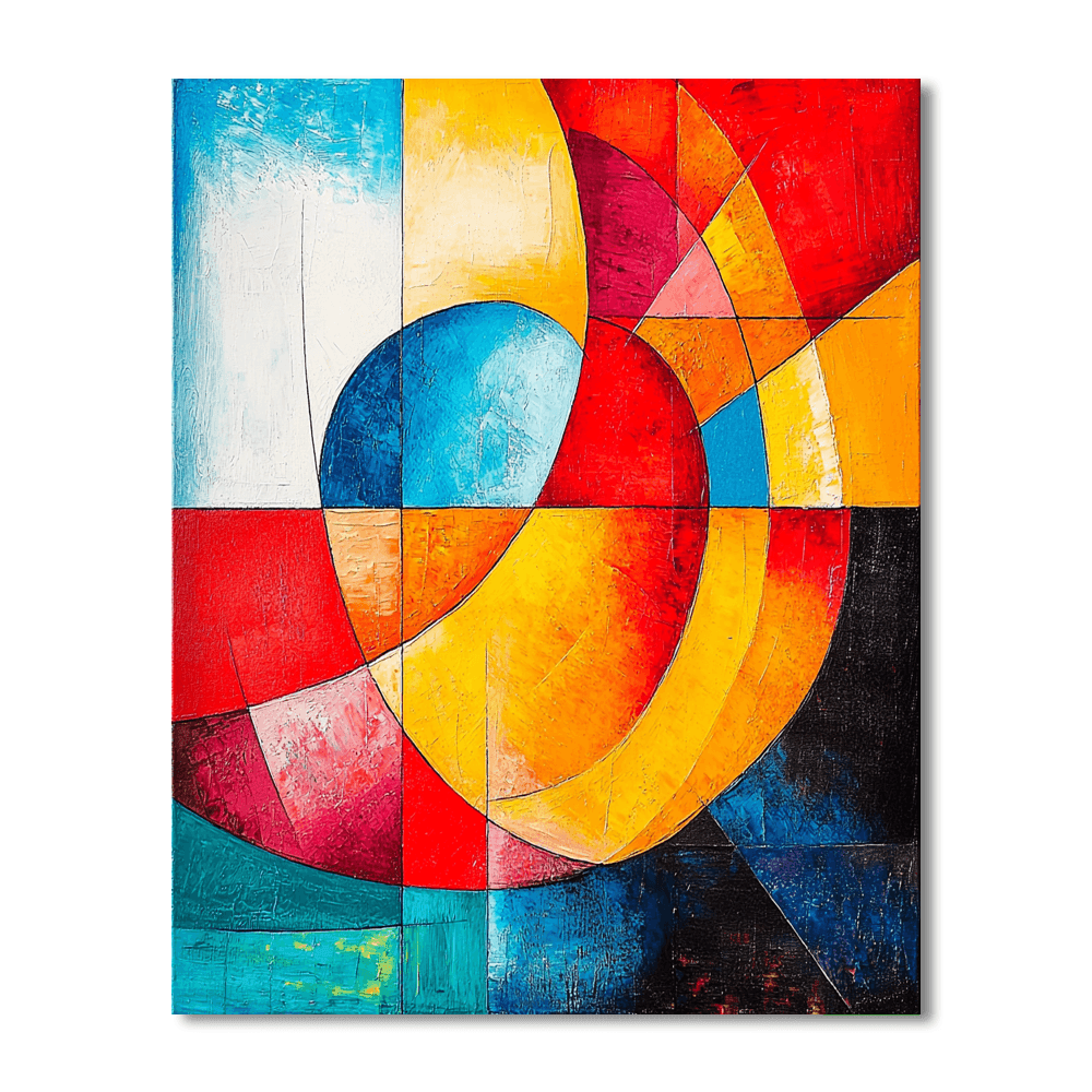 Wassily Kandinsky Inspired Harmony Of Color  Painting By Numbers Kit