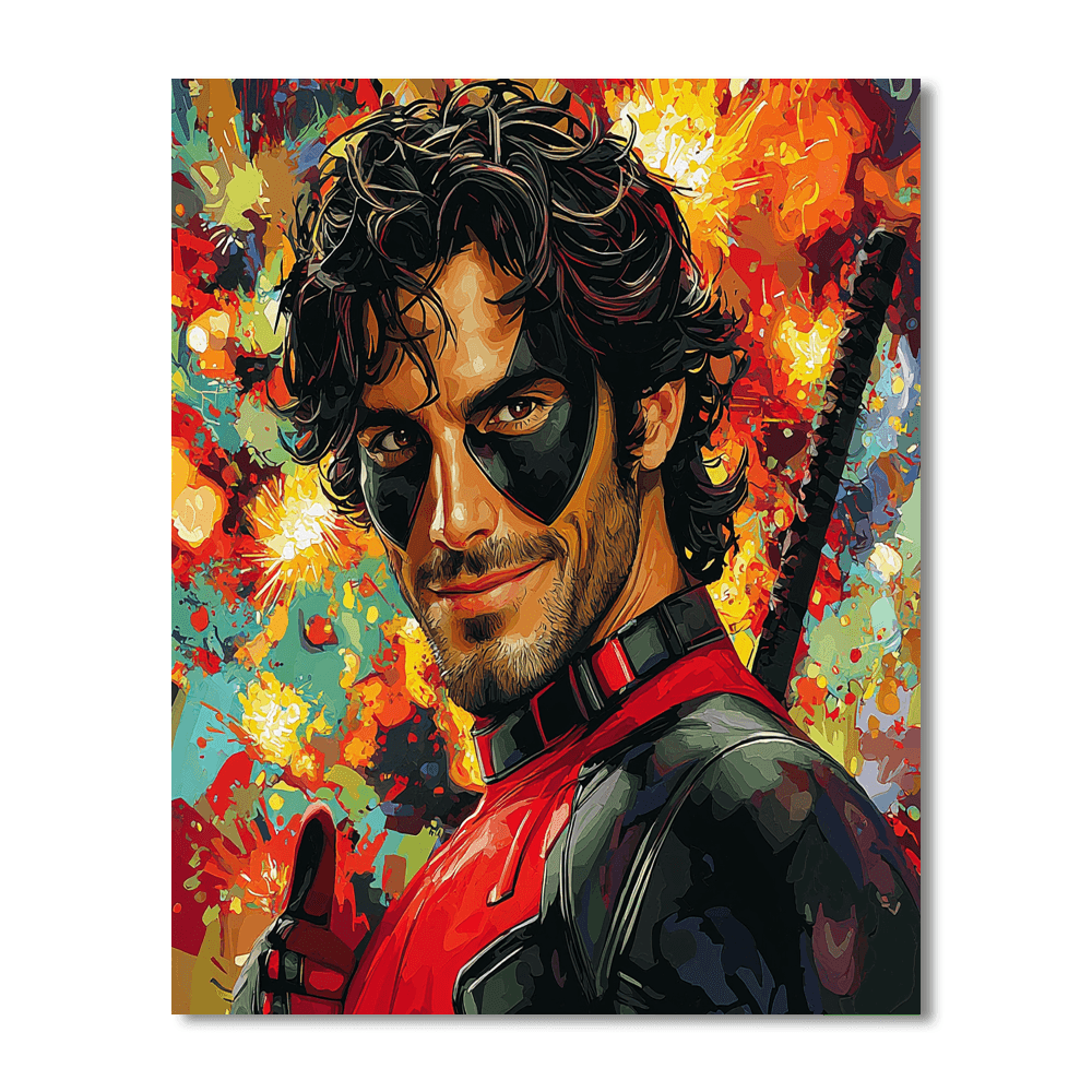 Ryan Reynolds: The Charismatic Merc With A Mouth Paint By Number