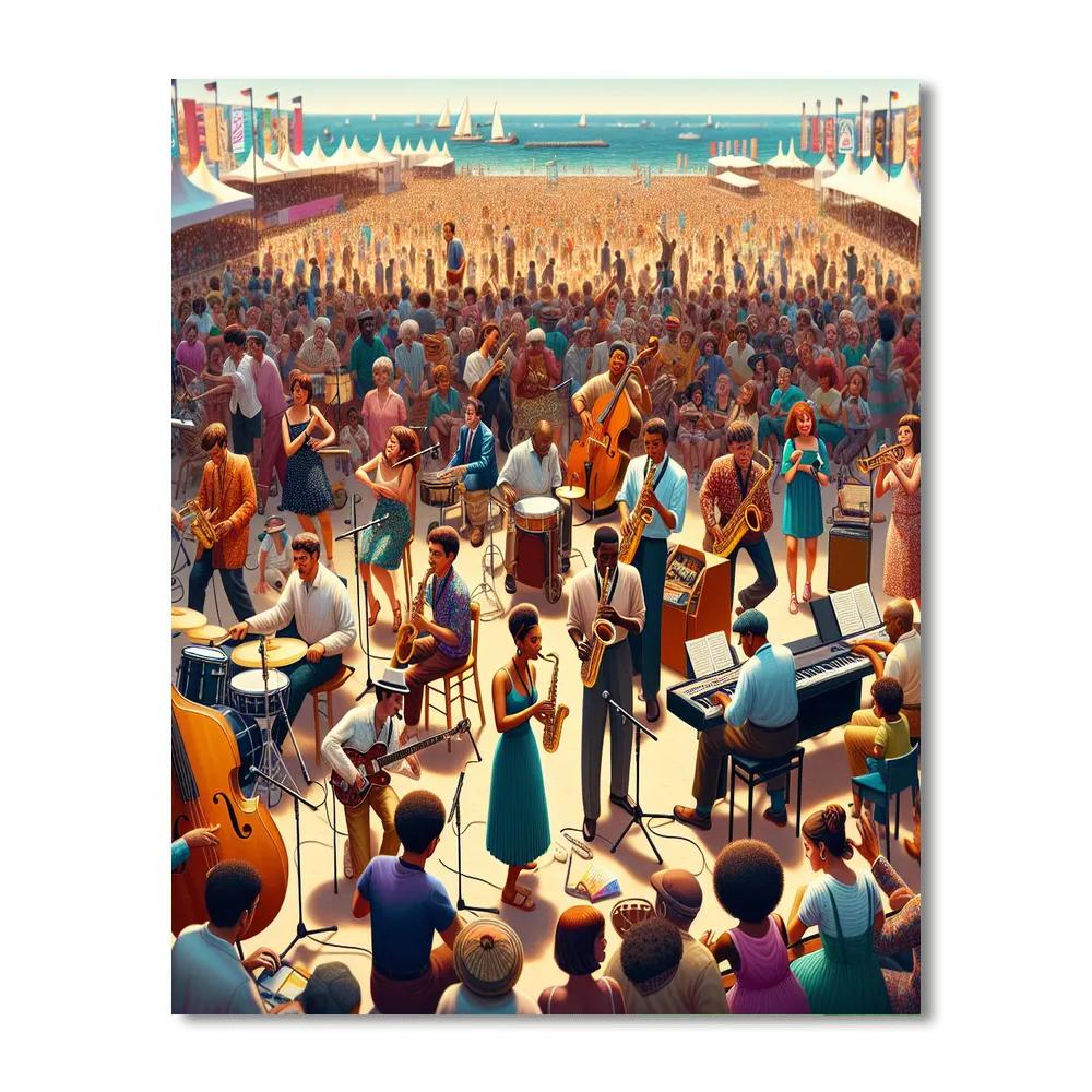 North Sea Jazz Festival Paint By Number