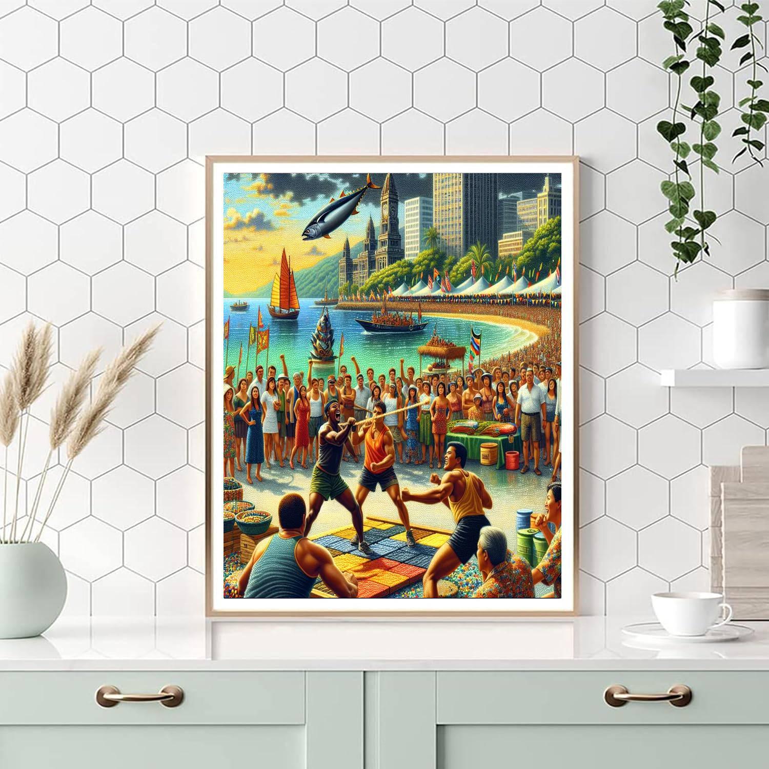 Tunarama Festival - Port Lincoln Numbered Painting Kits